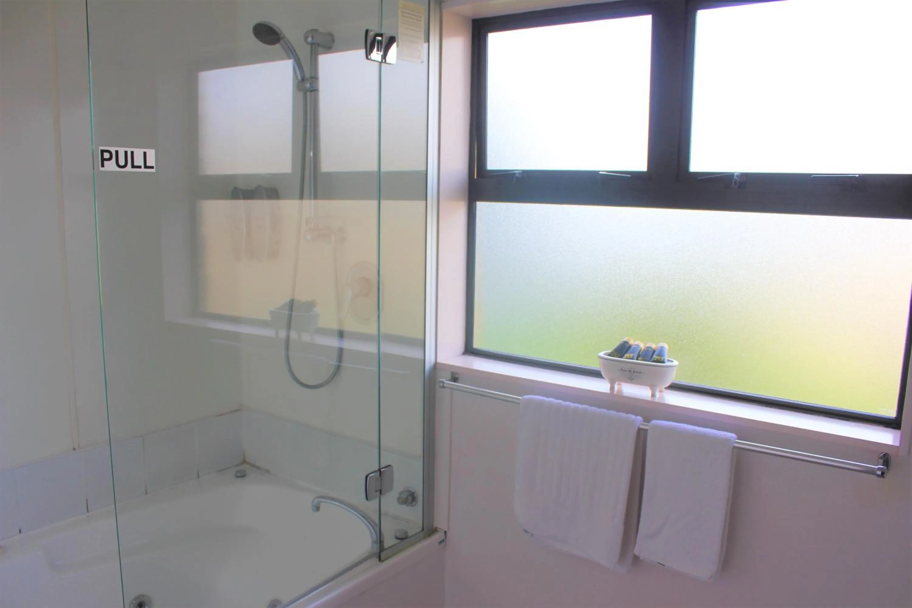 Shower in Kiwi Court Motel