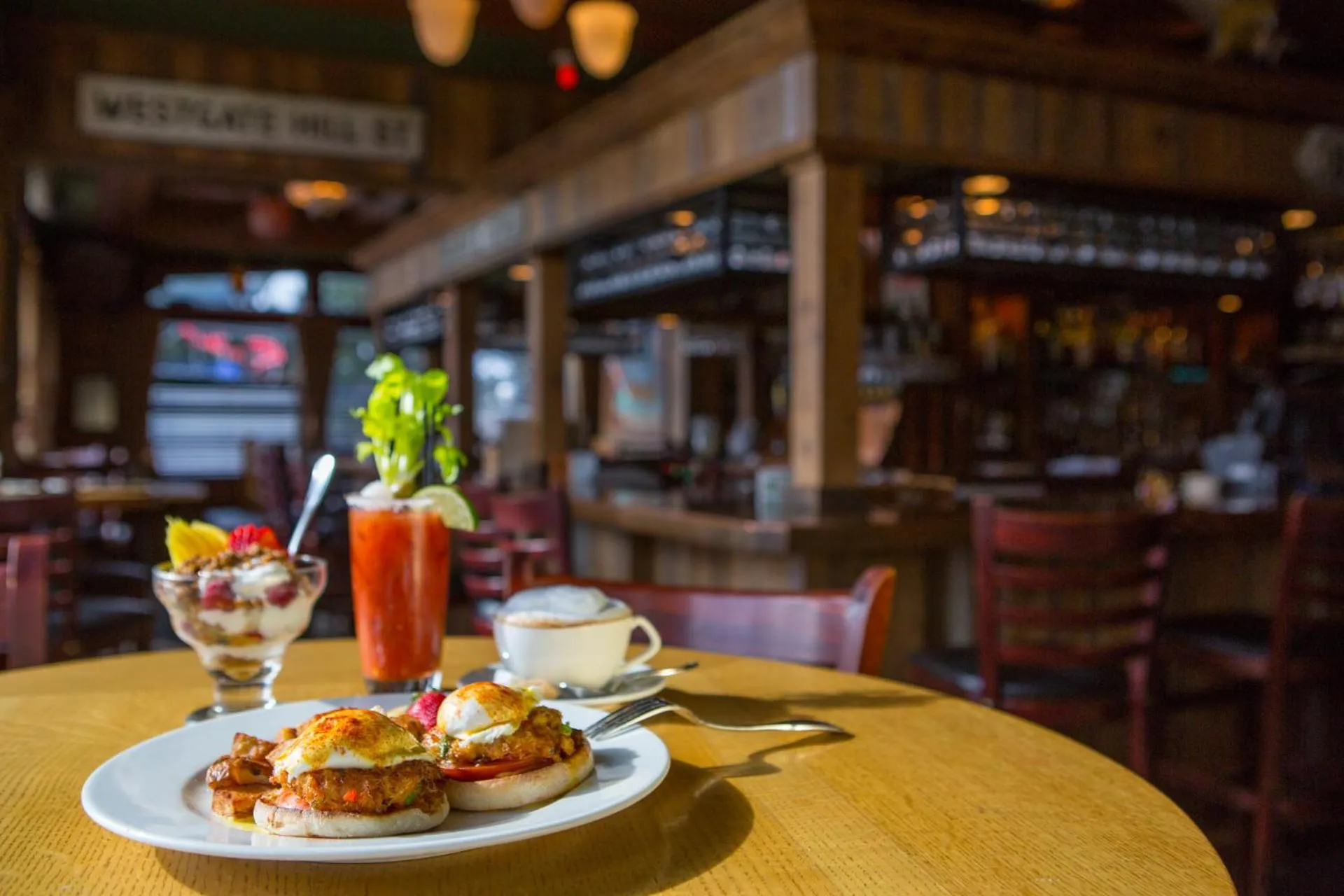 Breakfast in McMenamins Gearhart Hotel