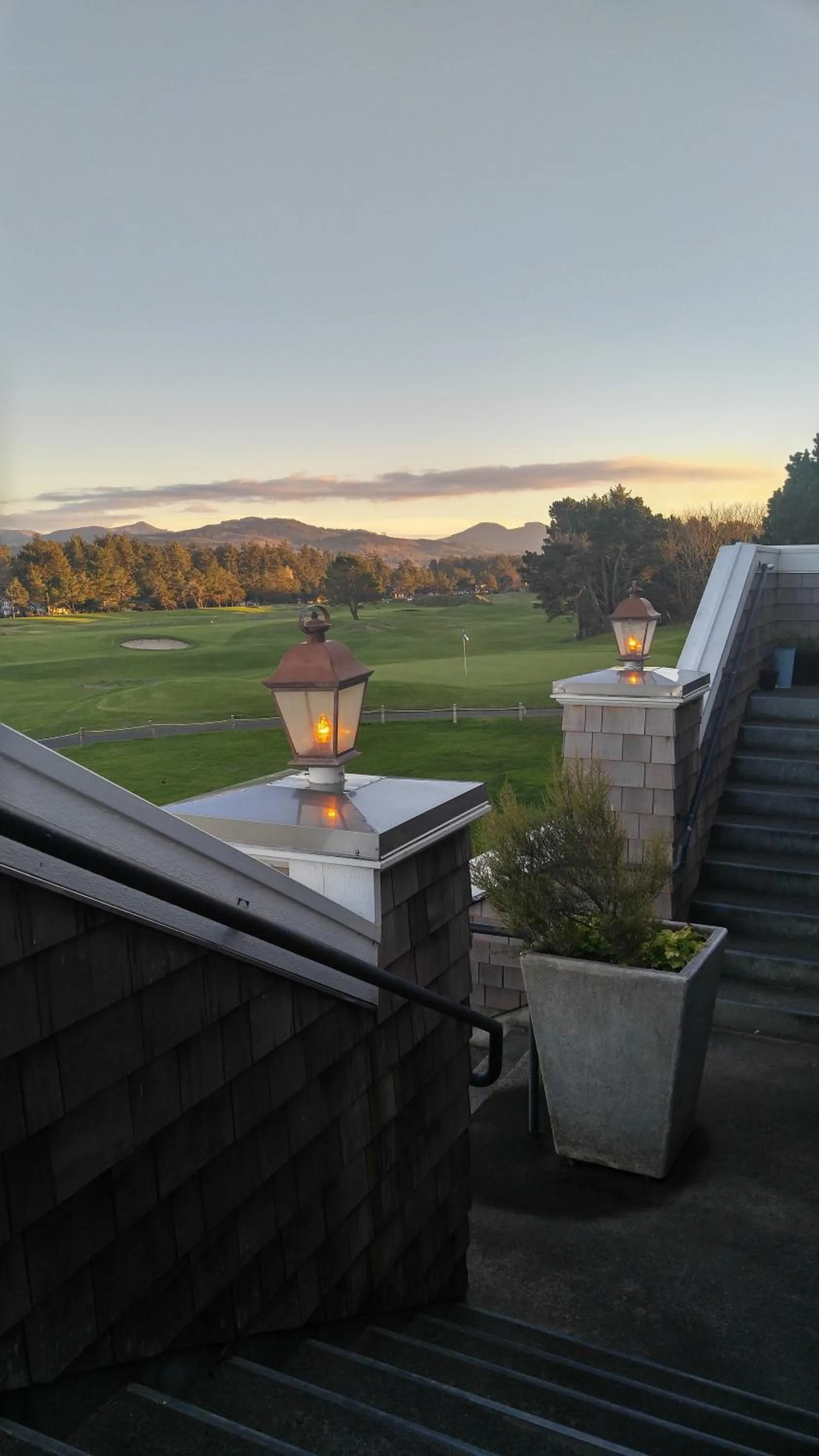 Mountain view in McMenamins Gearhart Hotel