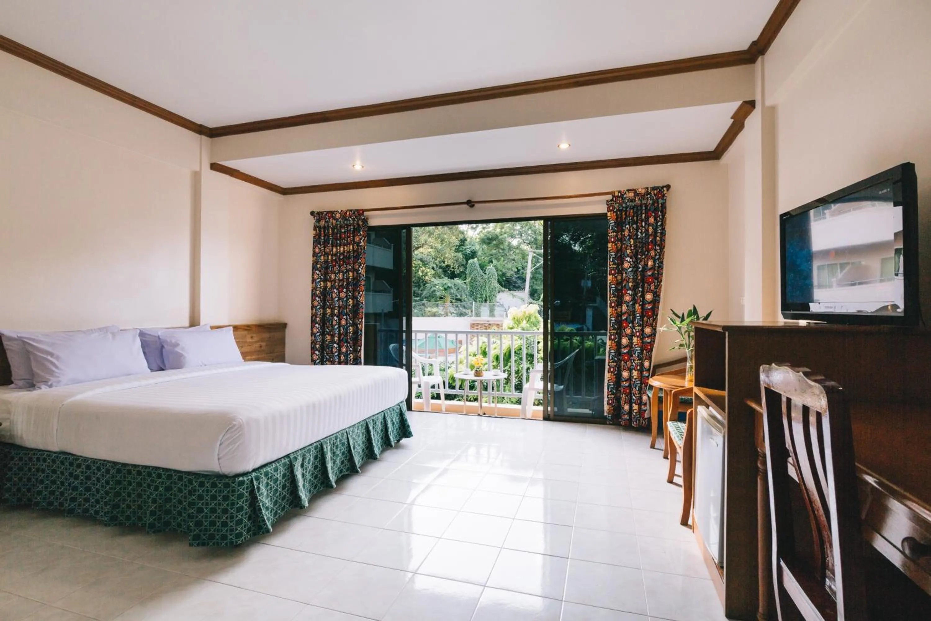 Bed in Kata Sun Beach Hotel