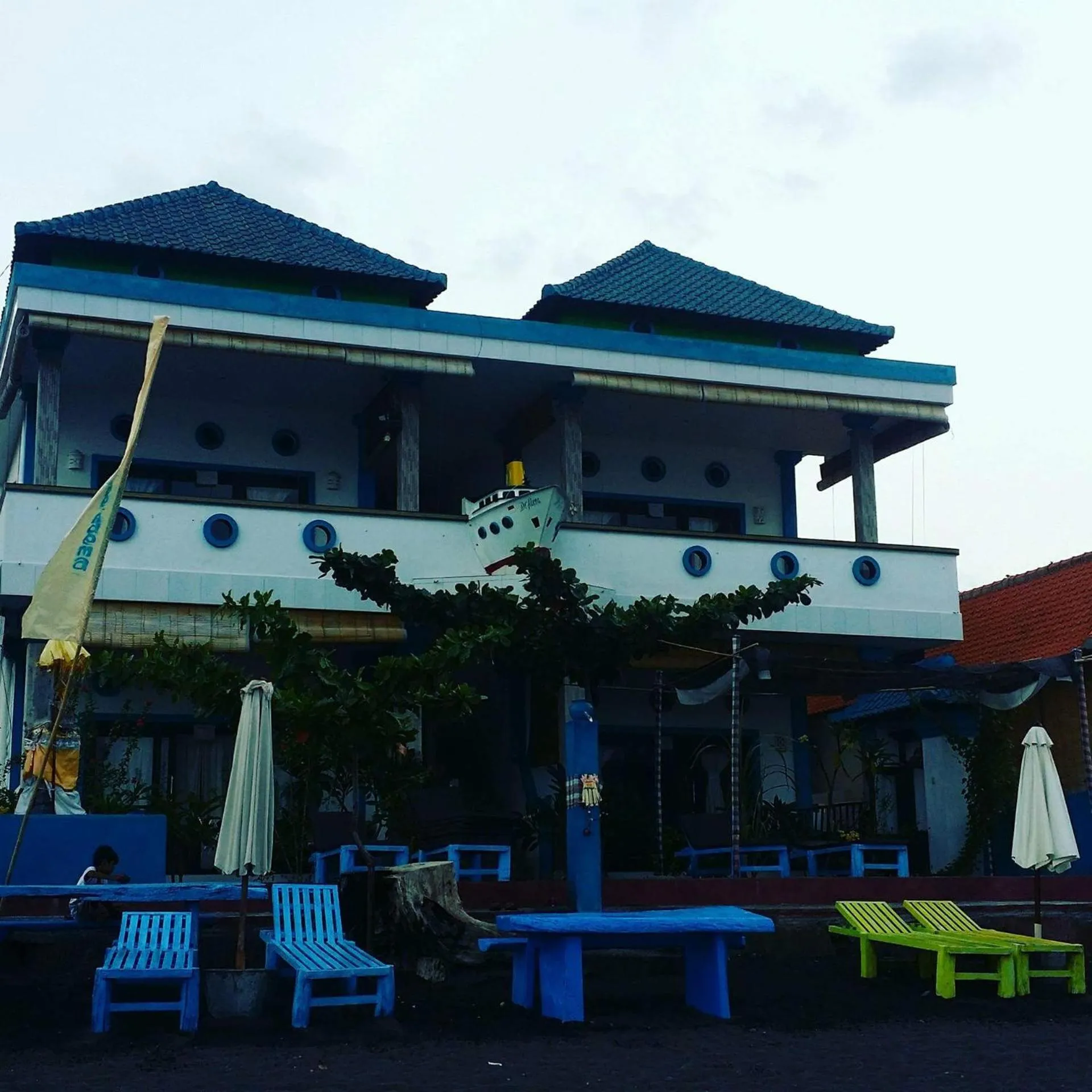 Deluxe Double Room with Balcony and Sea View in De Adema Guesthouse