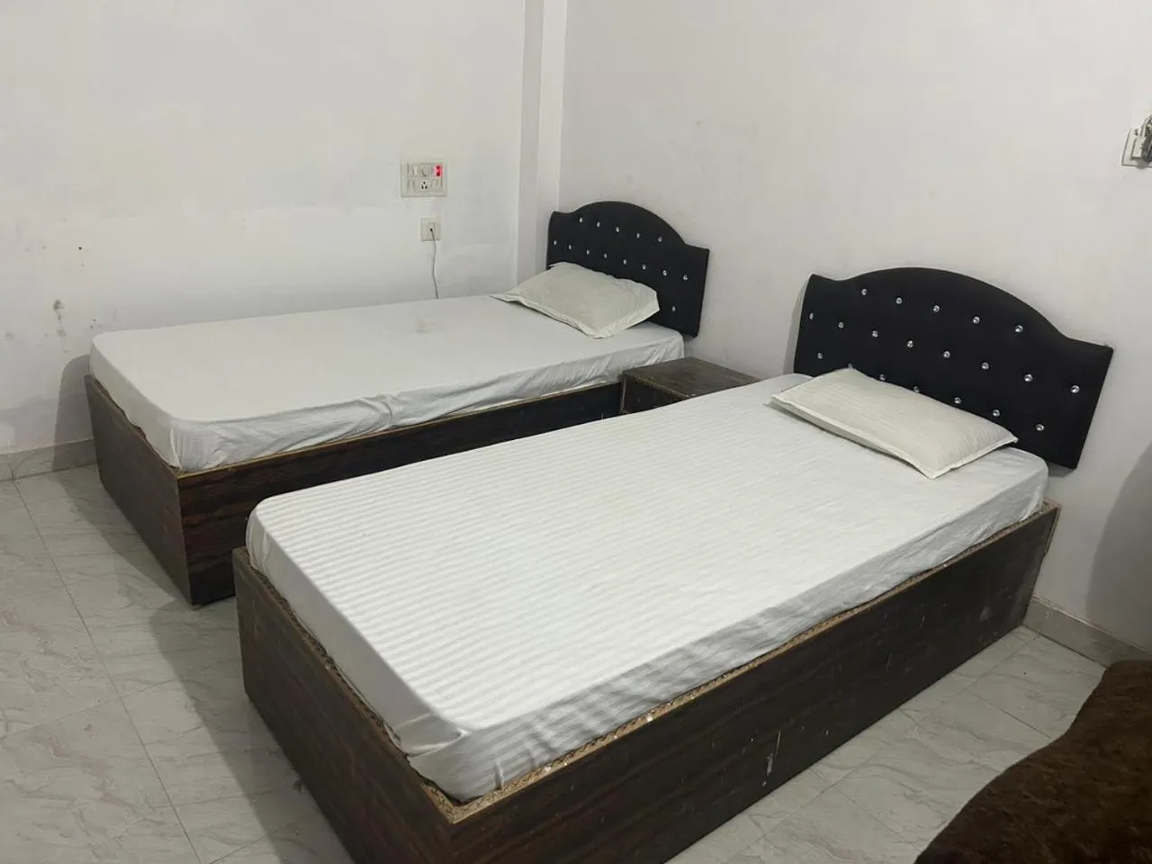 Bed in Hotel Maurya Vihar Bodhgaya