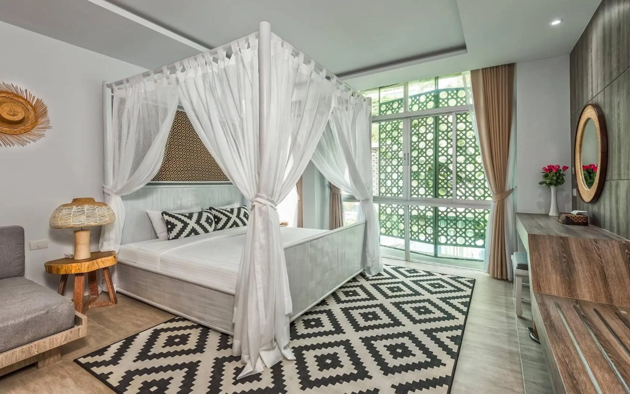 Bed in Villa Sonata Phuket