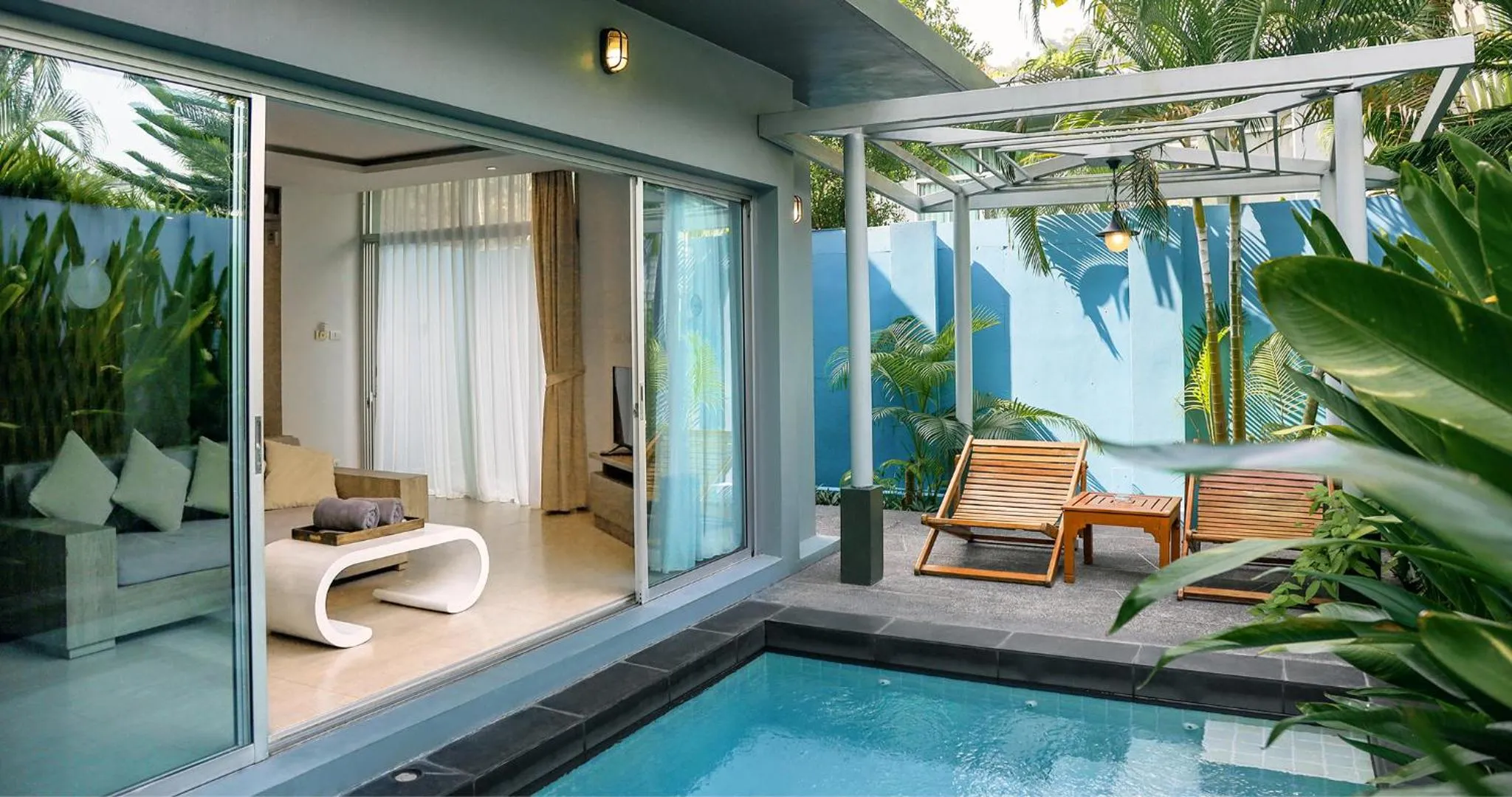 Living room in Villa Sonata Phuket