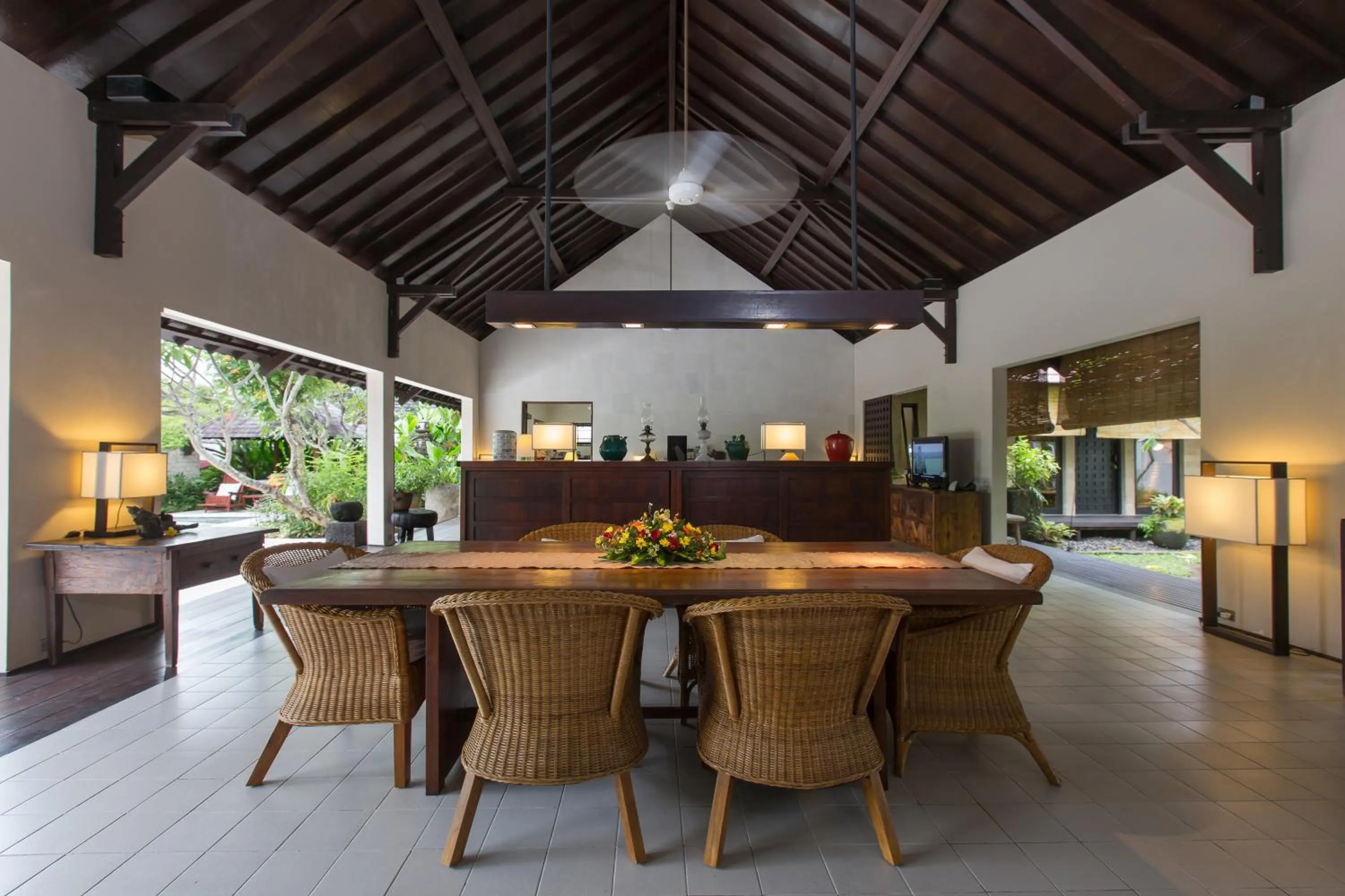 Dining area in Villa Roku by Nagisa Bali