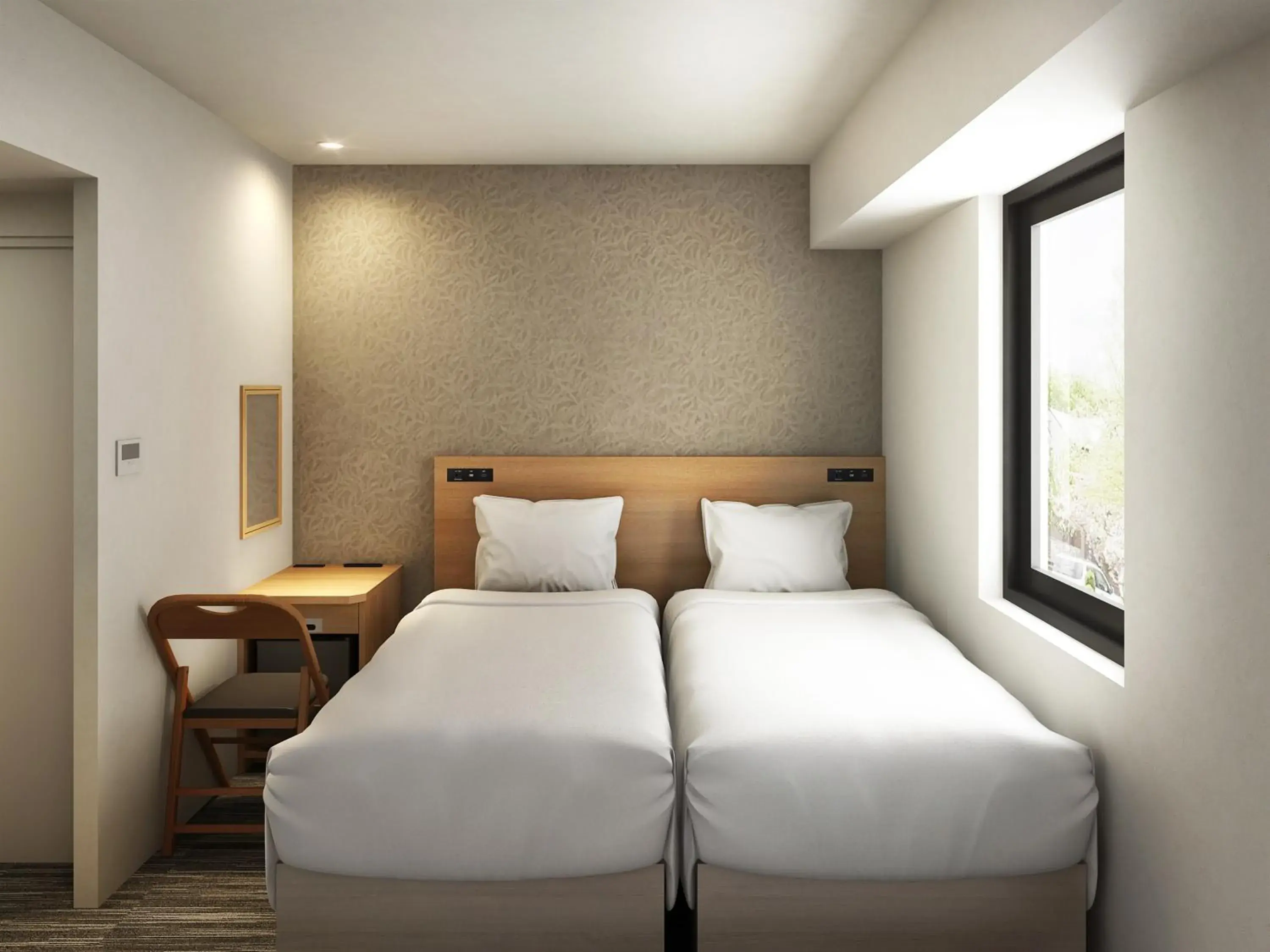 Photo of the whole room, Bed in The BREAKFAST HOTEL Fukuoka Tenjin Photo of the whole room, Bed in The BREAKFAST HOTEL Fukuoka Tenjin