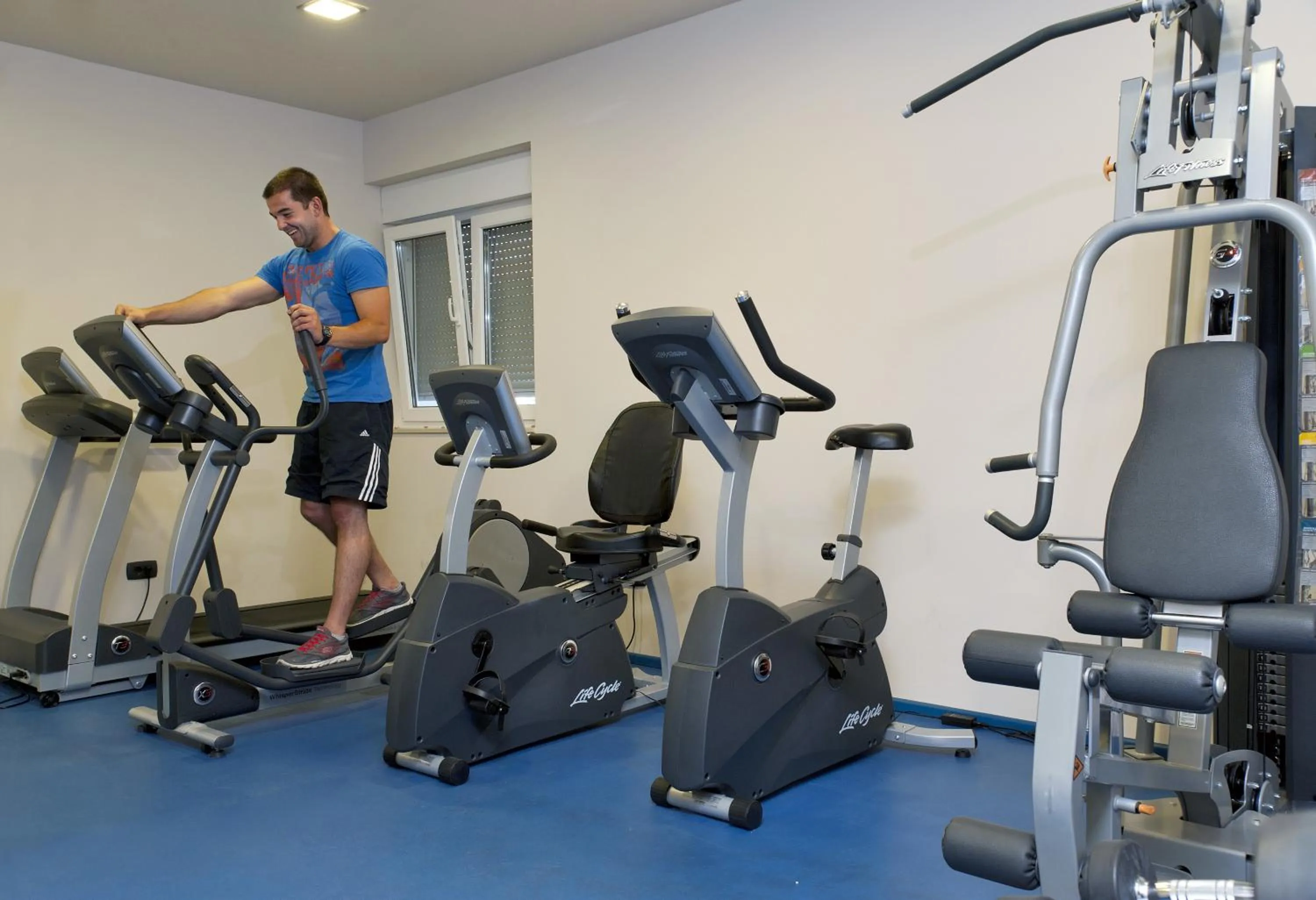 Fitness centre/facilities in Hotel Plaža