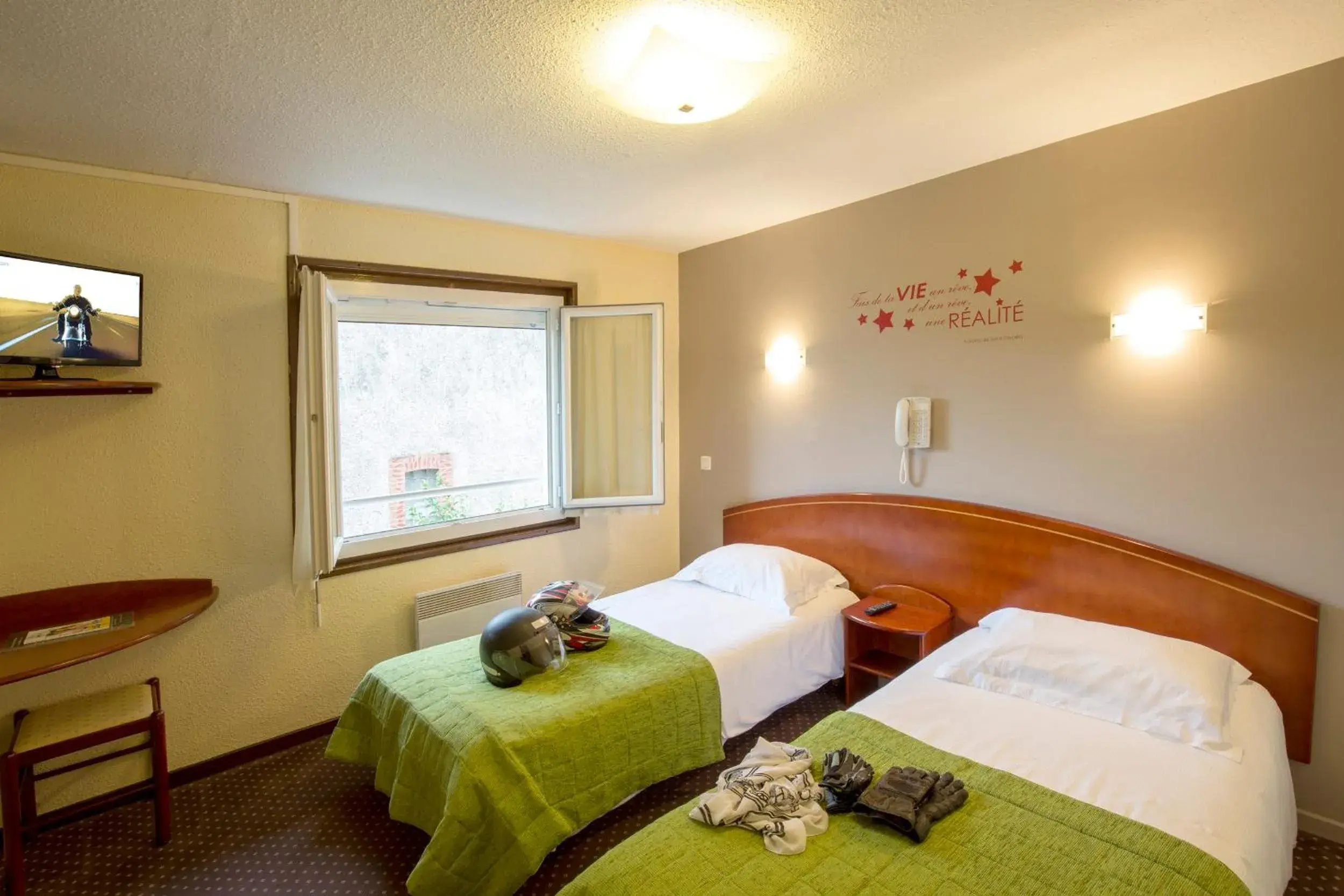 Photo of the whole room, Bed in Cit'Hotel de la Marne Photo of the whole room, Bed in Cit'Hotel de la Marne