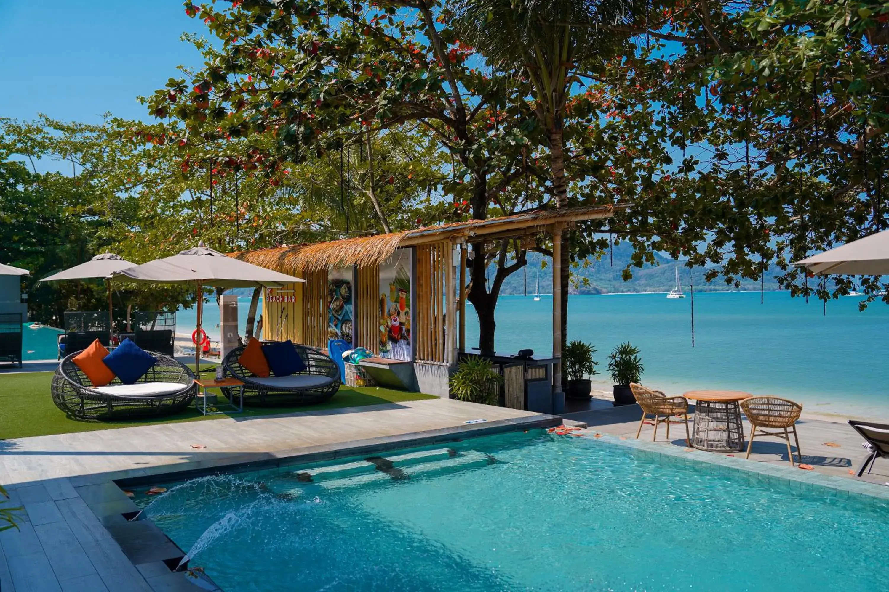 Swimming pool in My Beach Resort Phuket, Panwa Beach Swimming pool in My Beach Resort Phuket, Panwa Beach