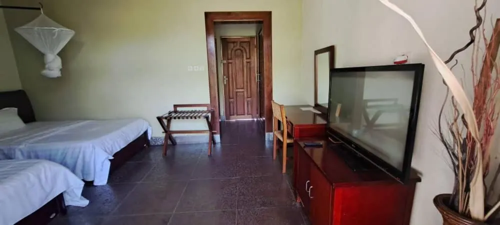 Bed in Hotel Safari Gate