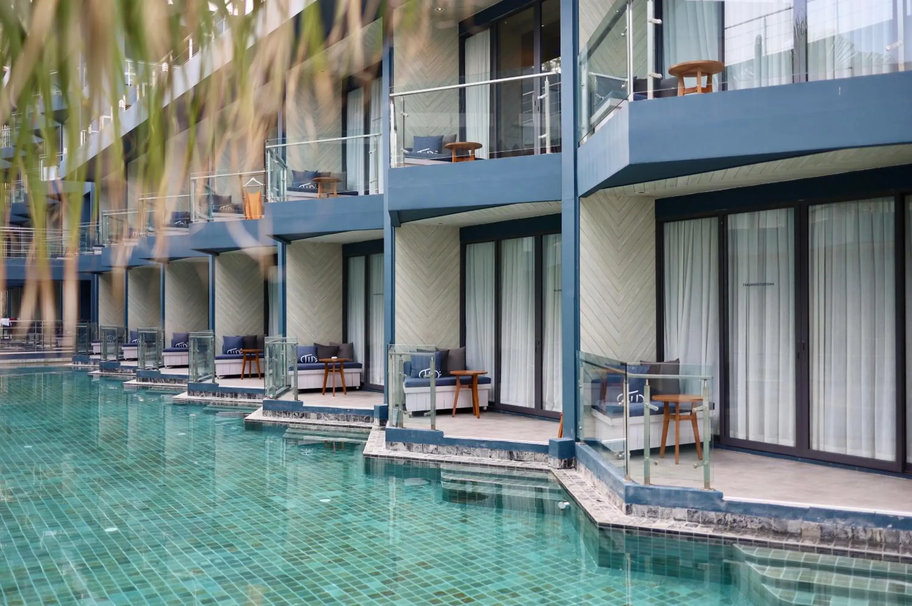 Pool view in Hotel Tide Phuket Beachfront Pool view in Hotel Tide Phuket Beachfront