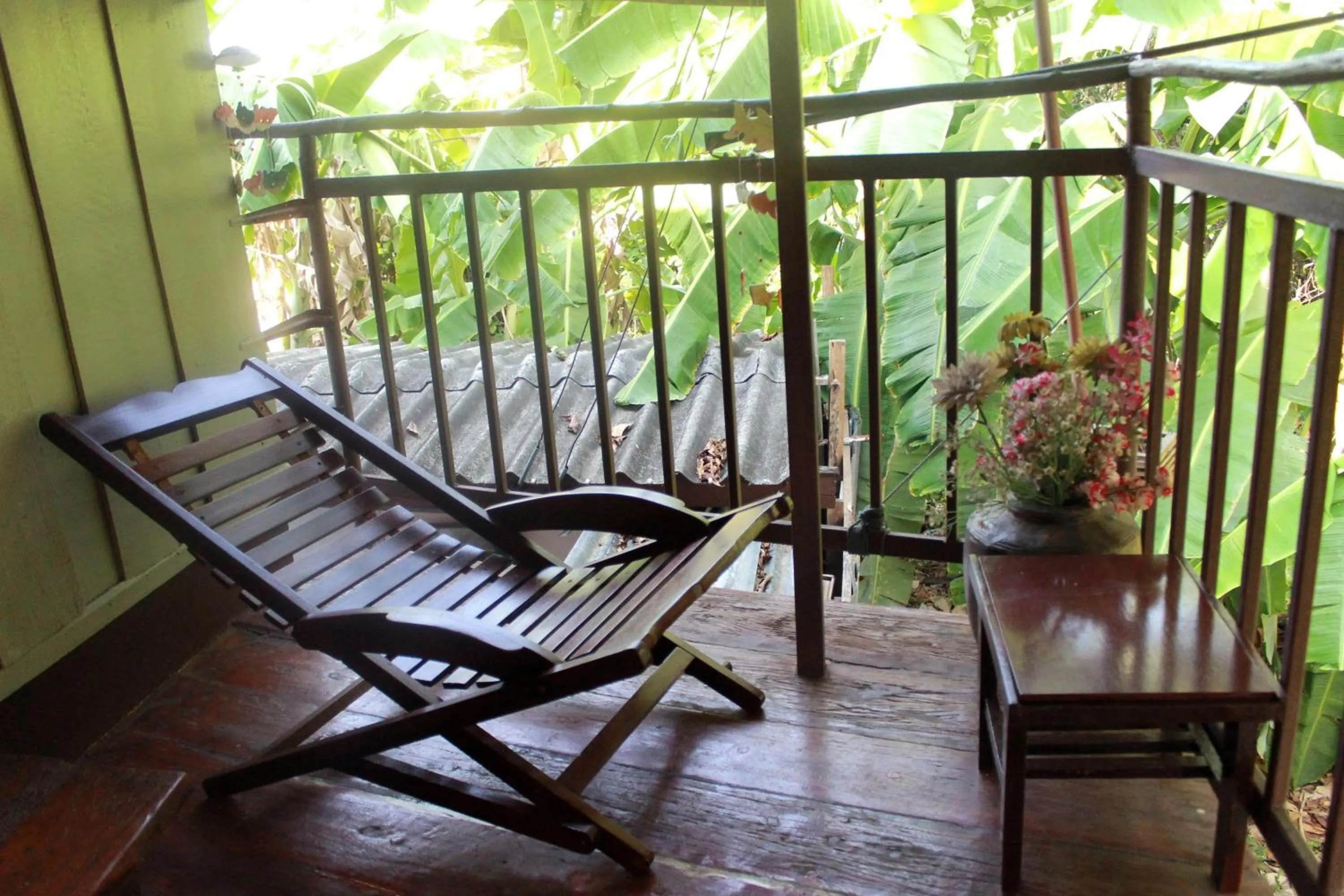 Balcony/Terrace in Ban Khun Rin Homestay