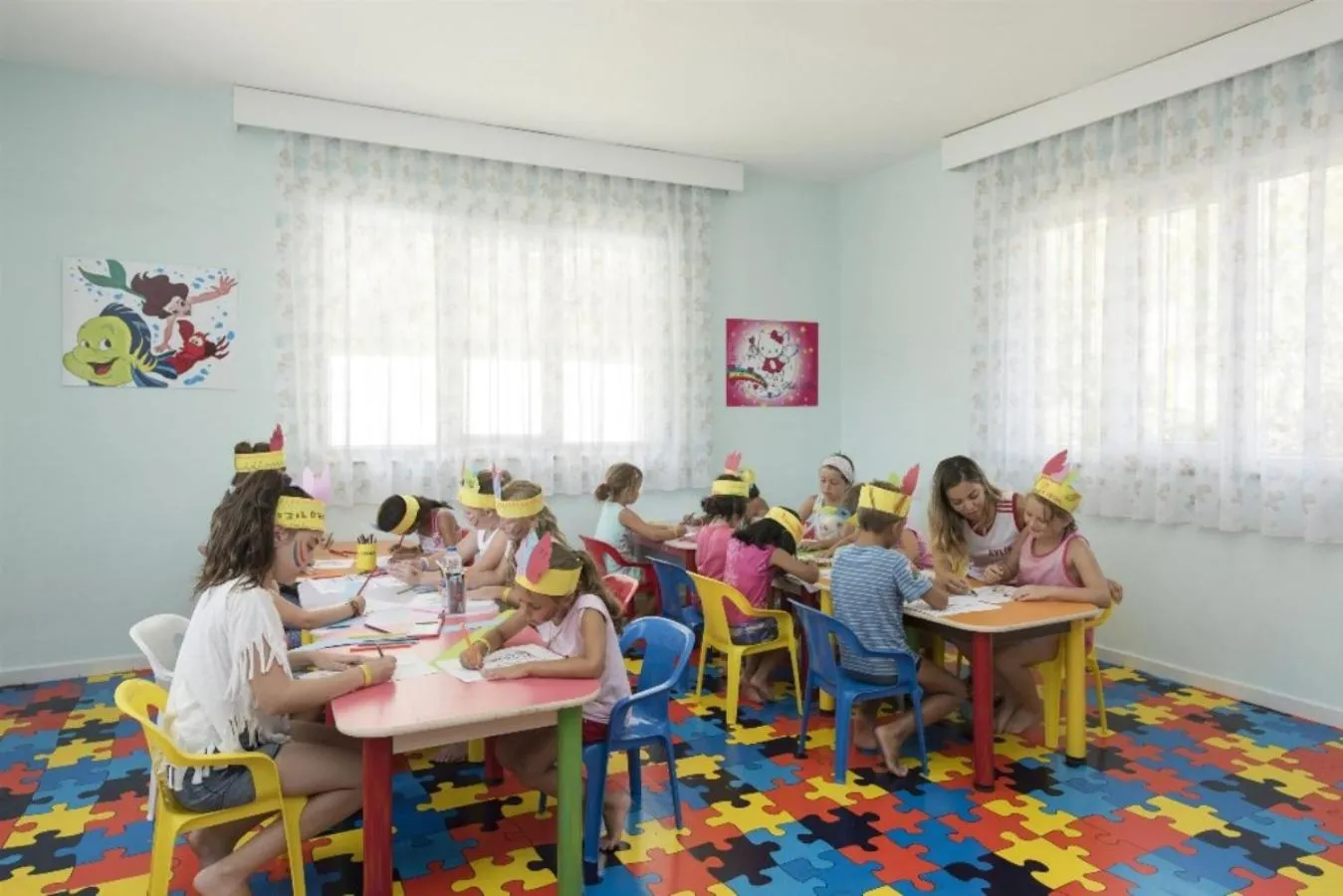 children in Club Sidelya Hotel