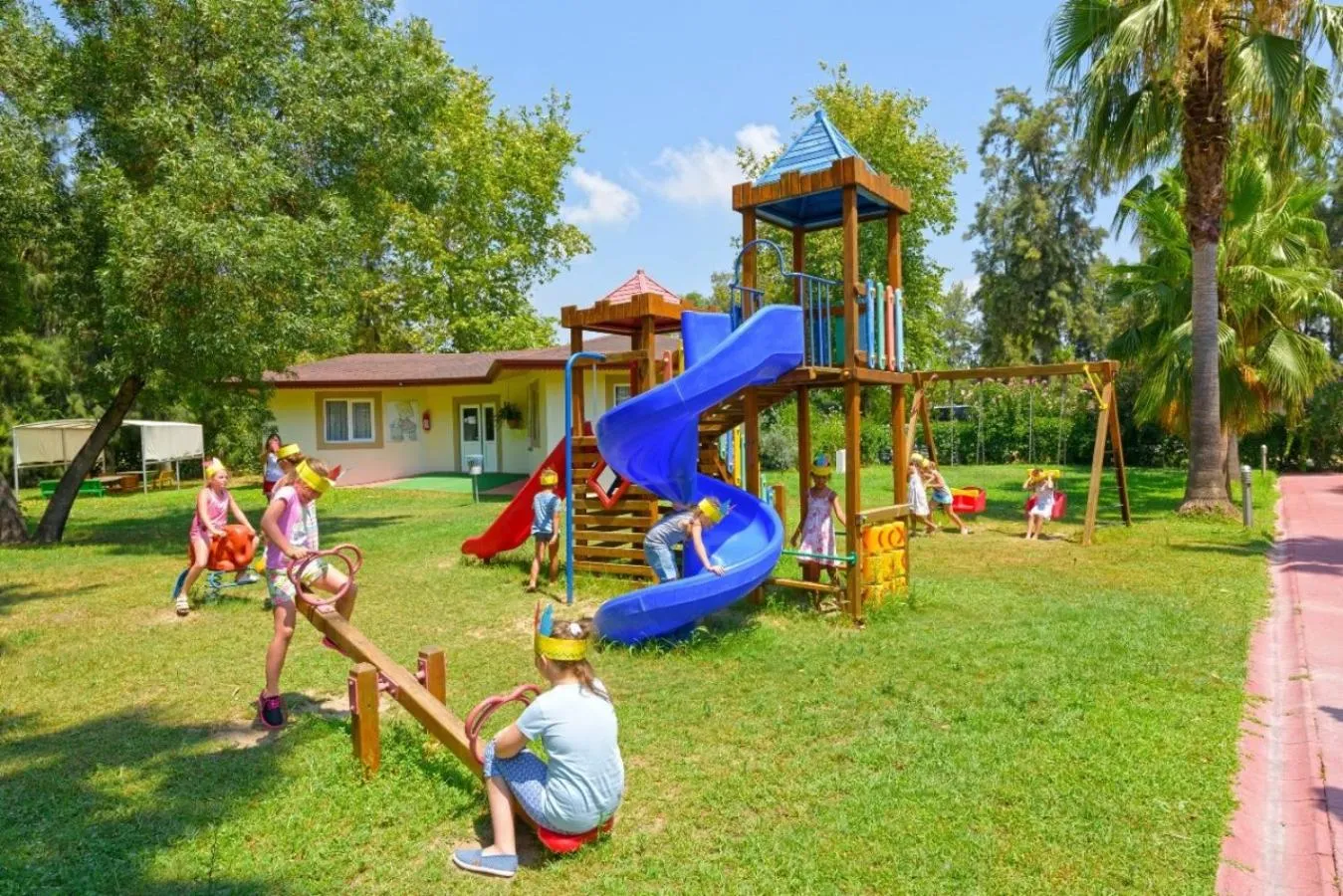 children in Club Sidelya Hotel