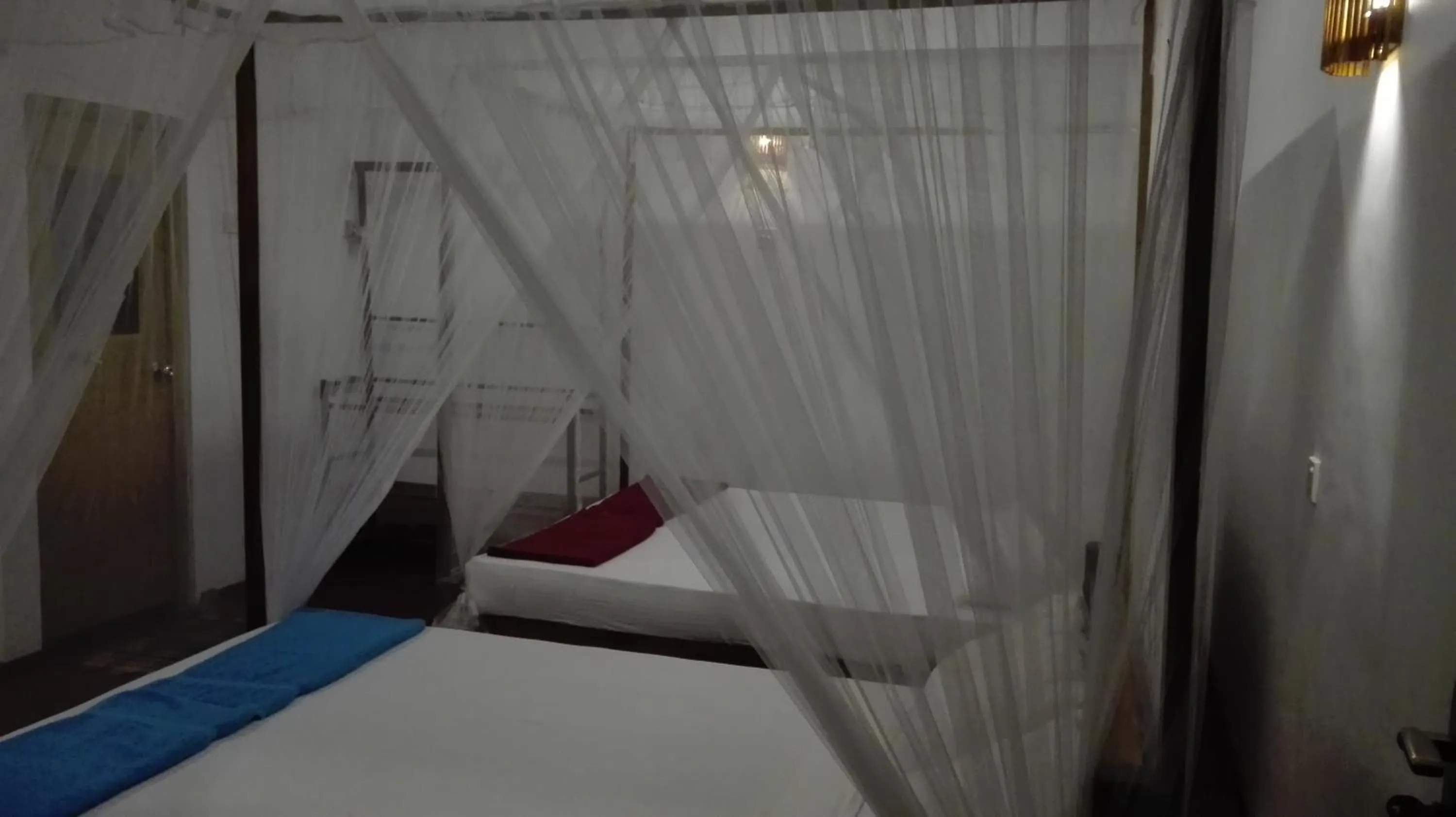 Bed in Ranmitha Villa Weligama