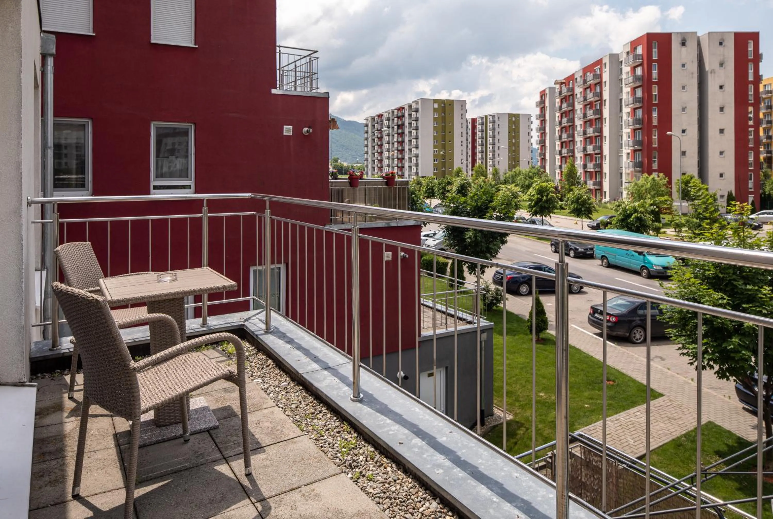 Balcony/Terrace in Brasov Holiday Apartments