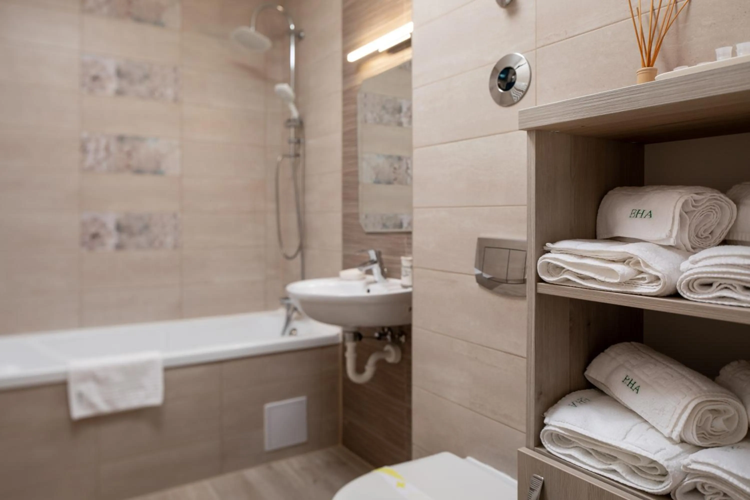 Shower in Brasov Holiday Apartments