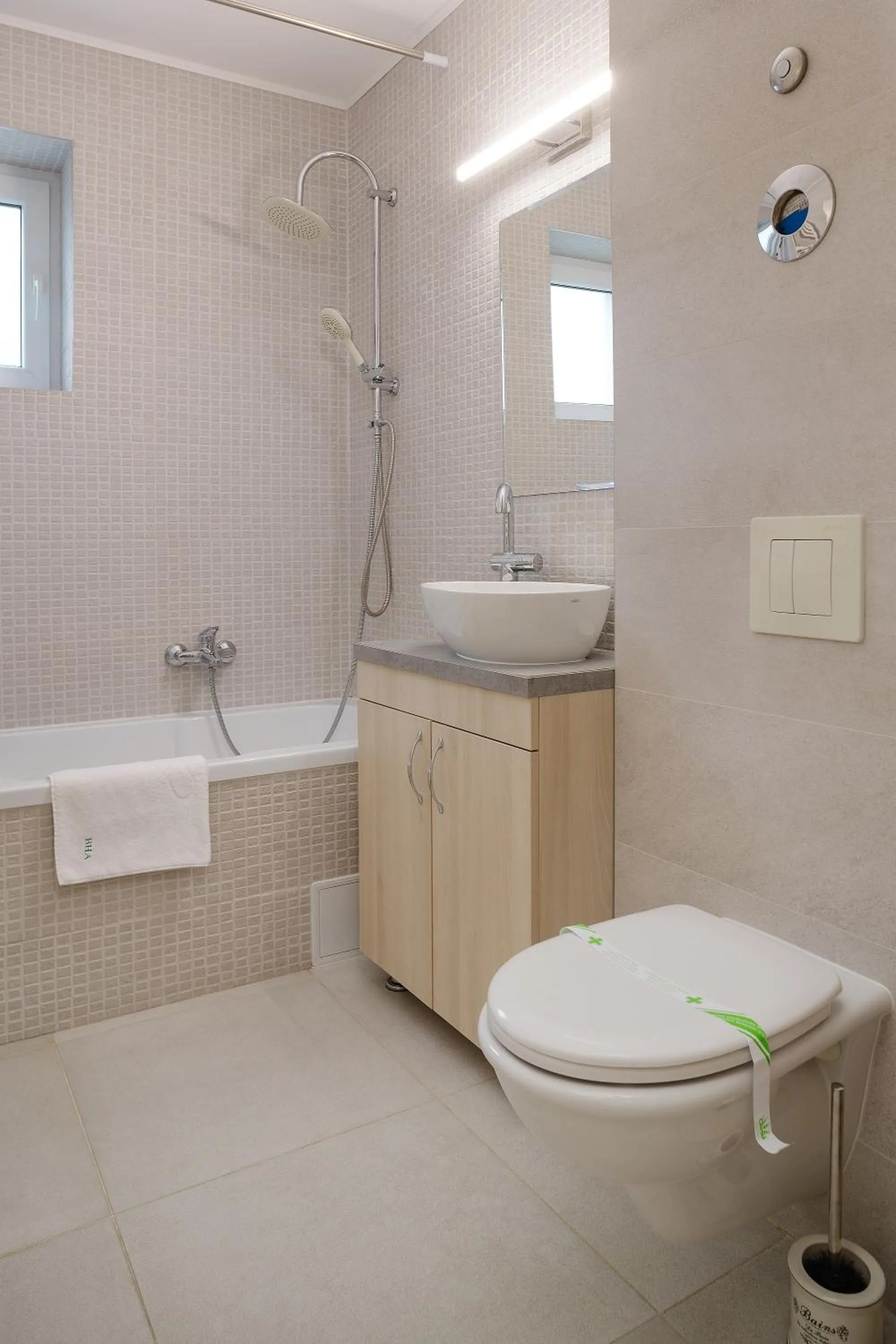 Shower in Brasov Holiday Apartments
