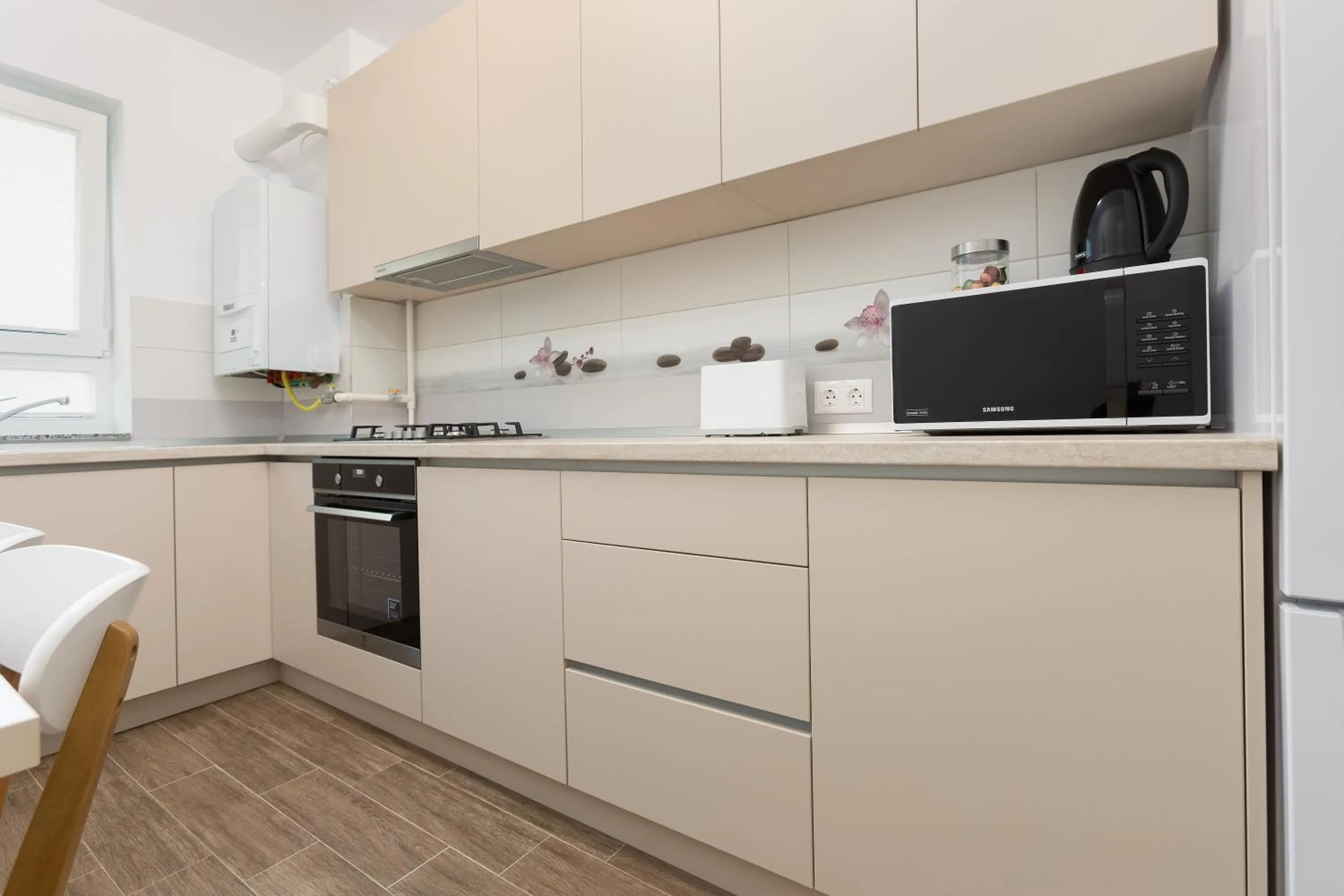 Kitchen or kitchenette in Brasov Holiday Apartments