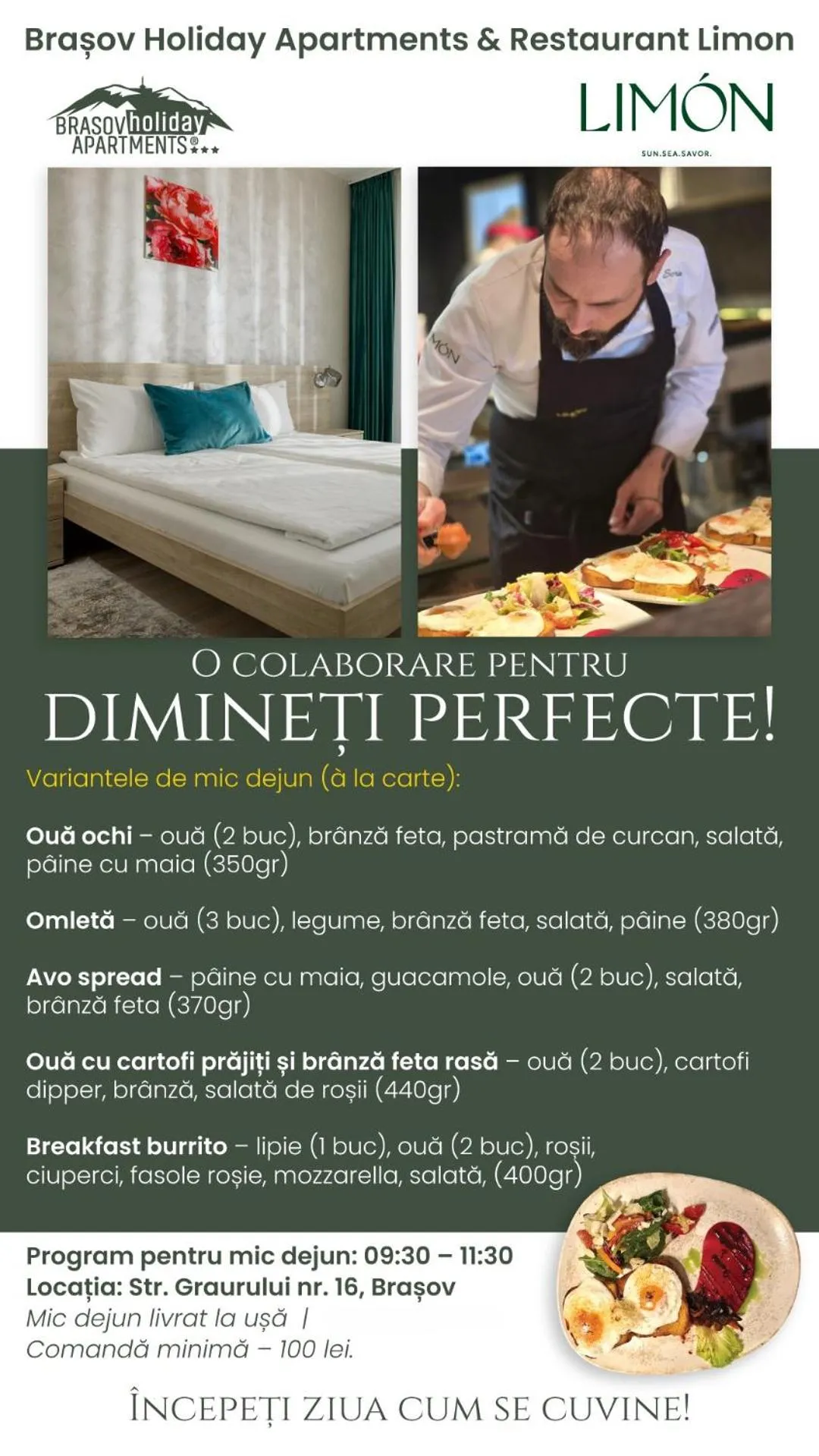 Restaurant/places to eat in Brasov Holiday Apartments