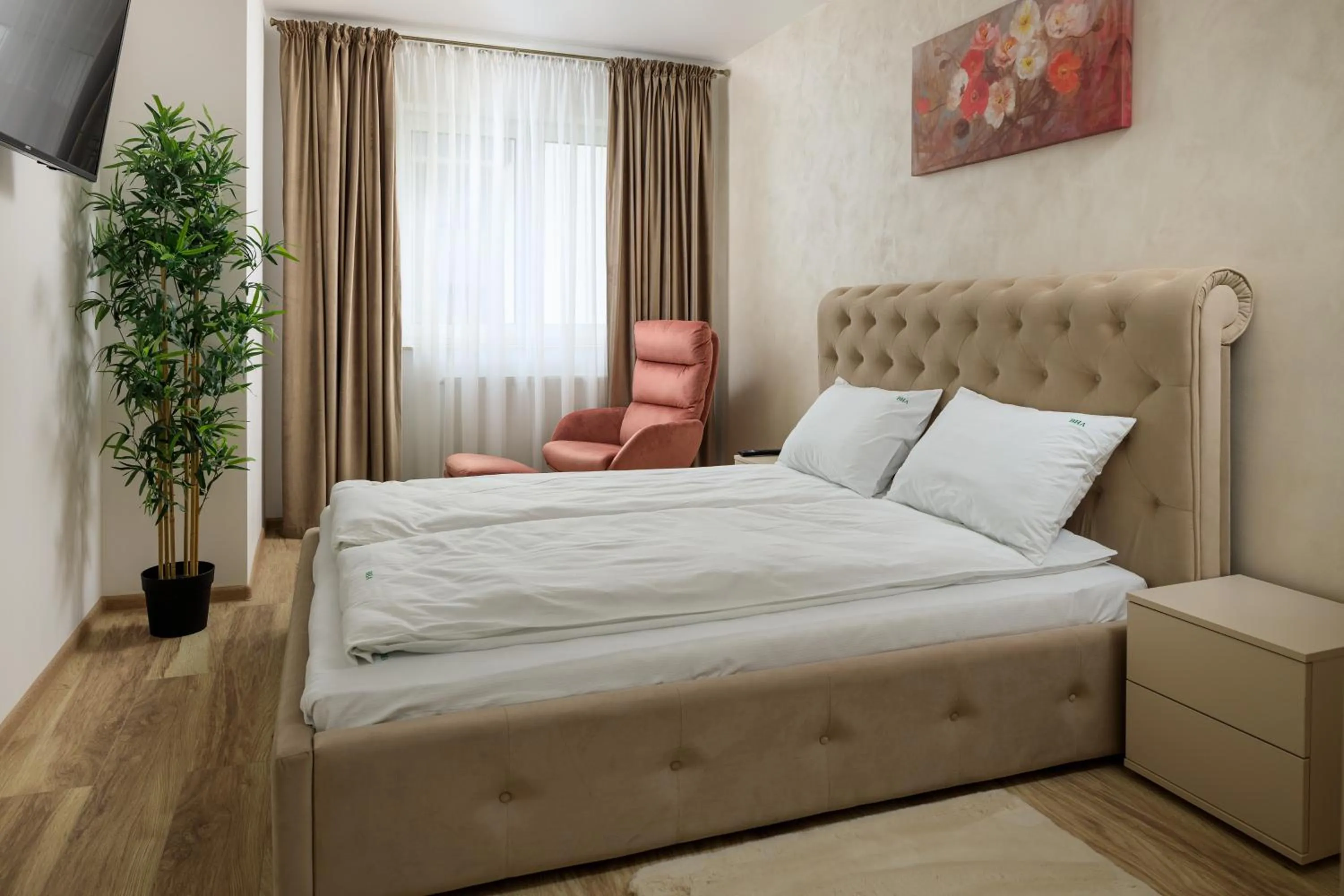 Bed in Brasov Holiday Apartments