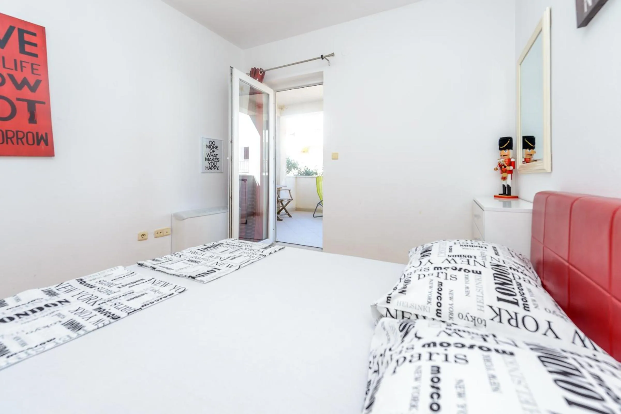 Bedroom in Apartments Red Coral Cavtat