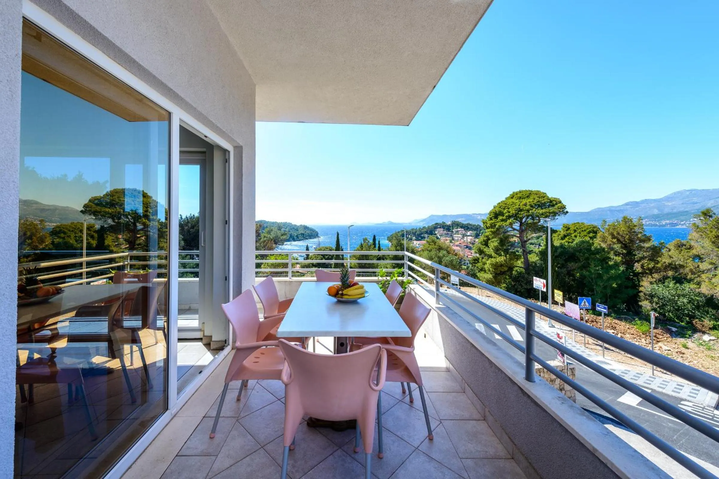 Balcony/Terrace in Apartments Red Coral Cavtat