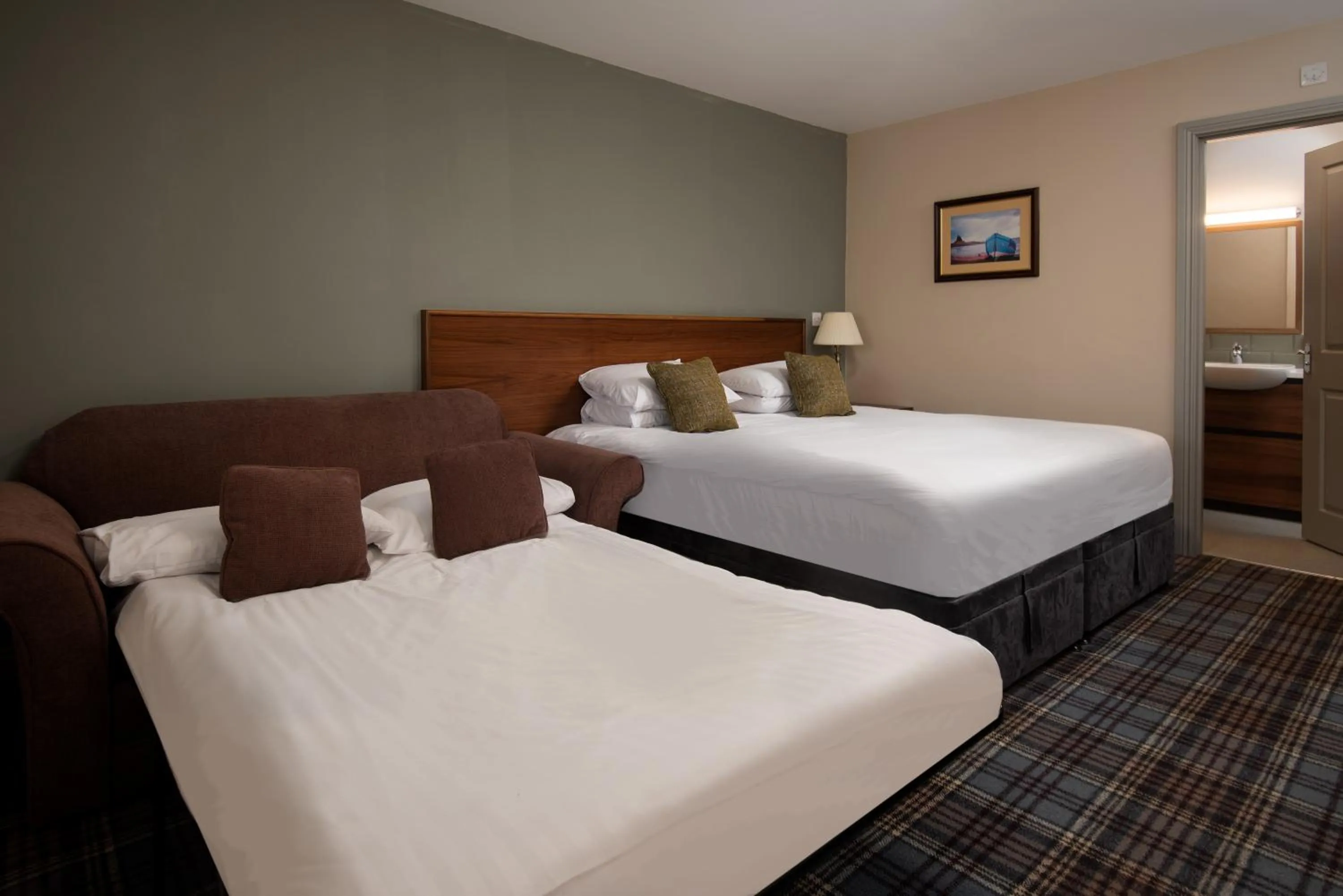 Bed in The Lindisfarne Inn - The Inn Collection Group