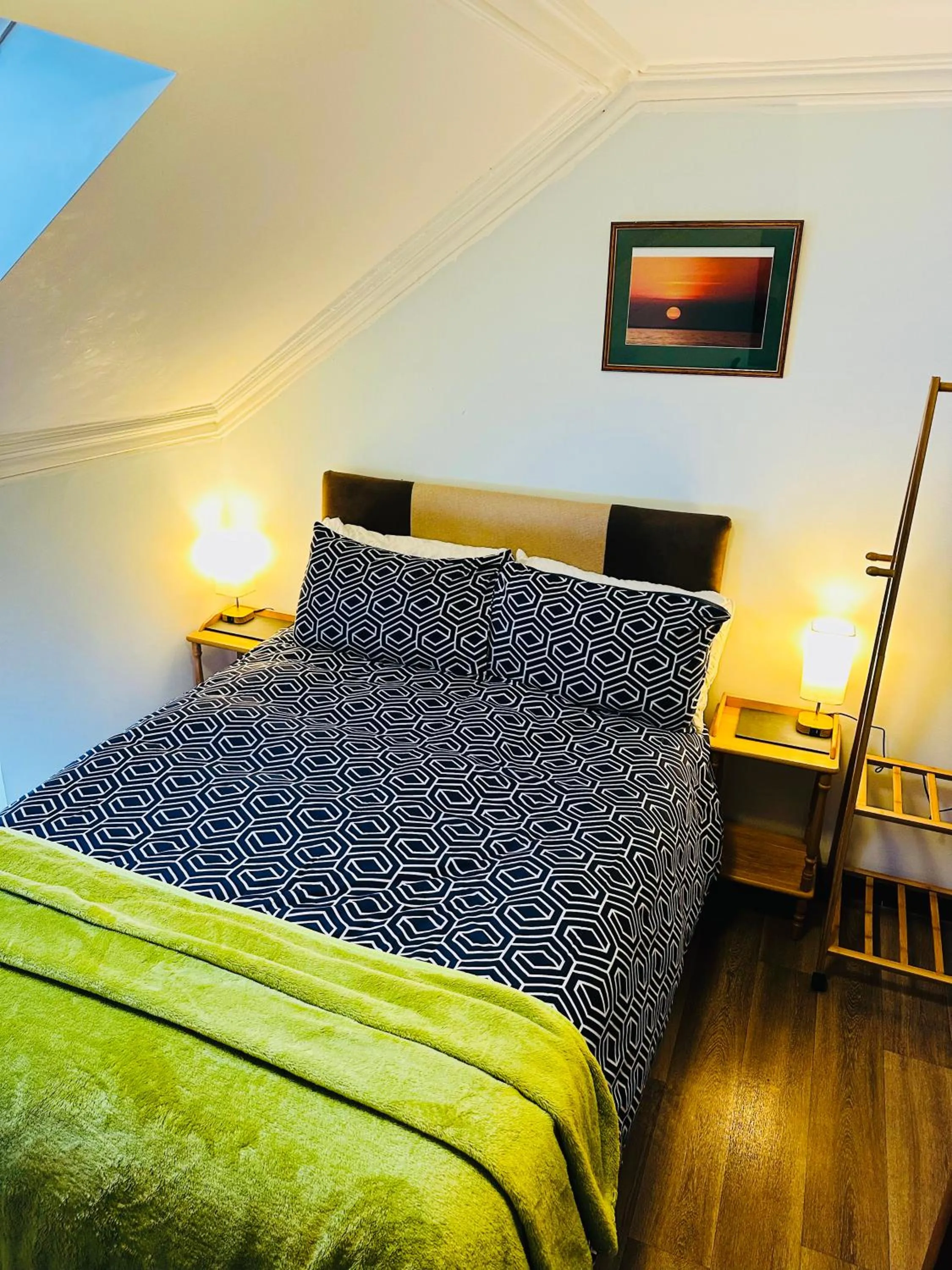 Bed in Pisgah Guesthouse Snowdonia