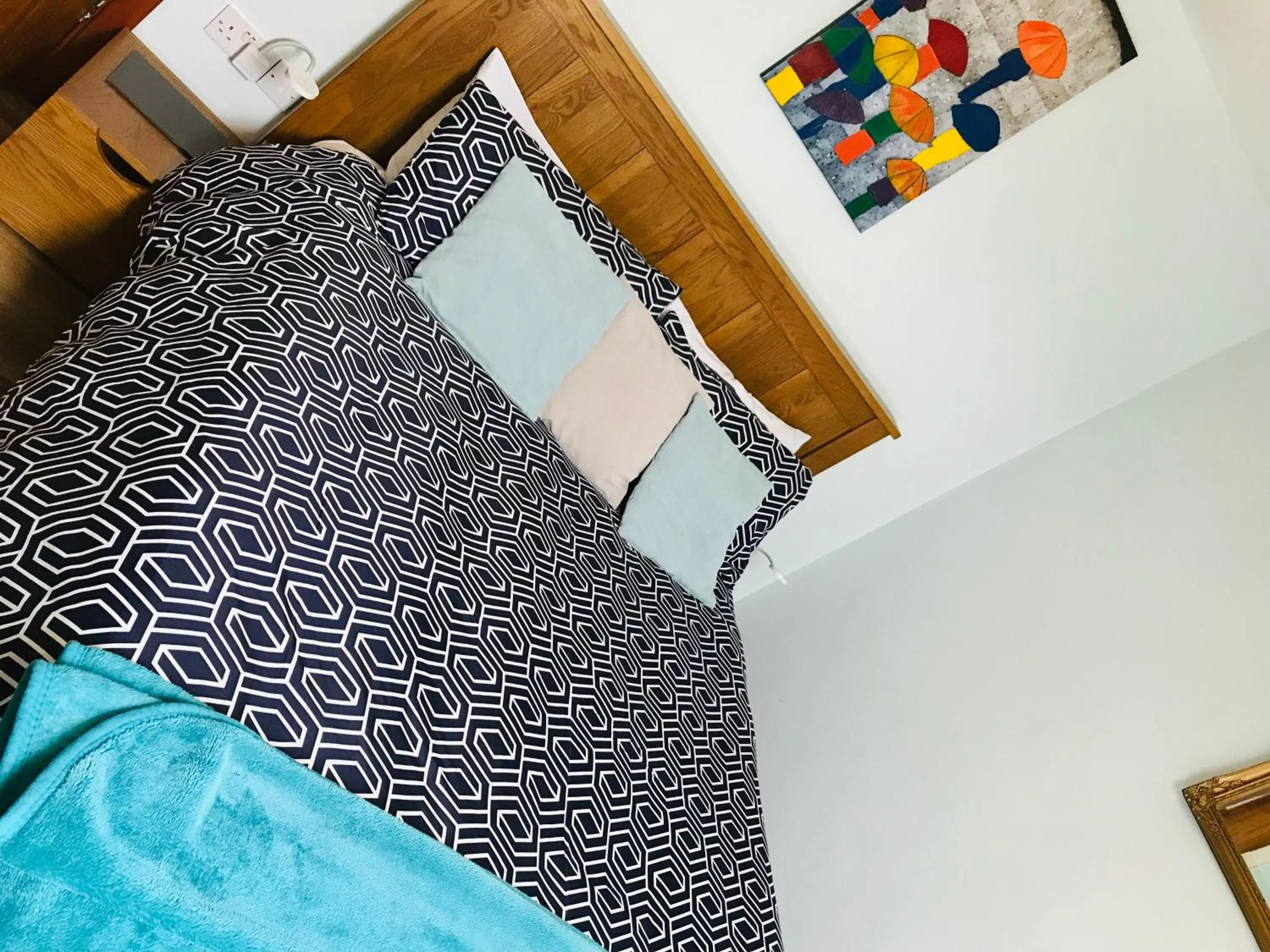 Bed in Pisgah Guesthouse Snowdonia