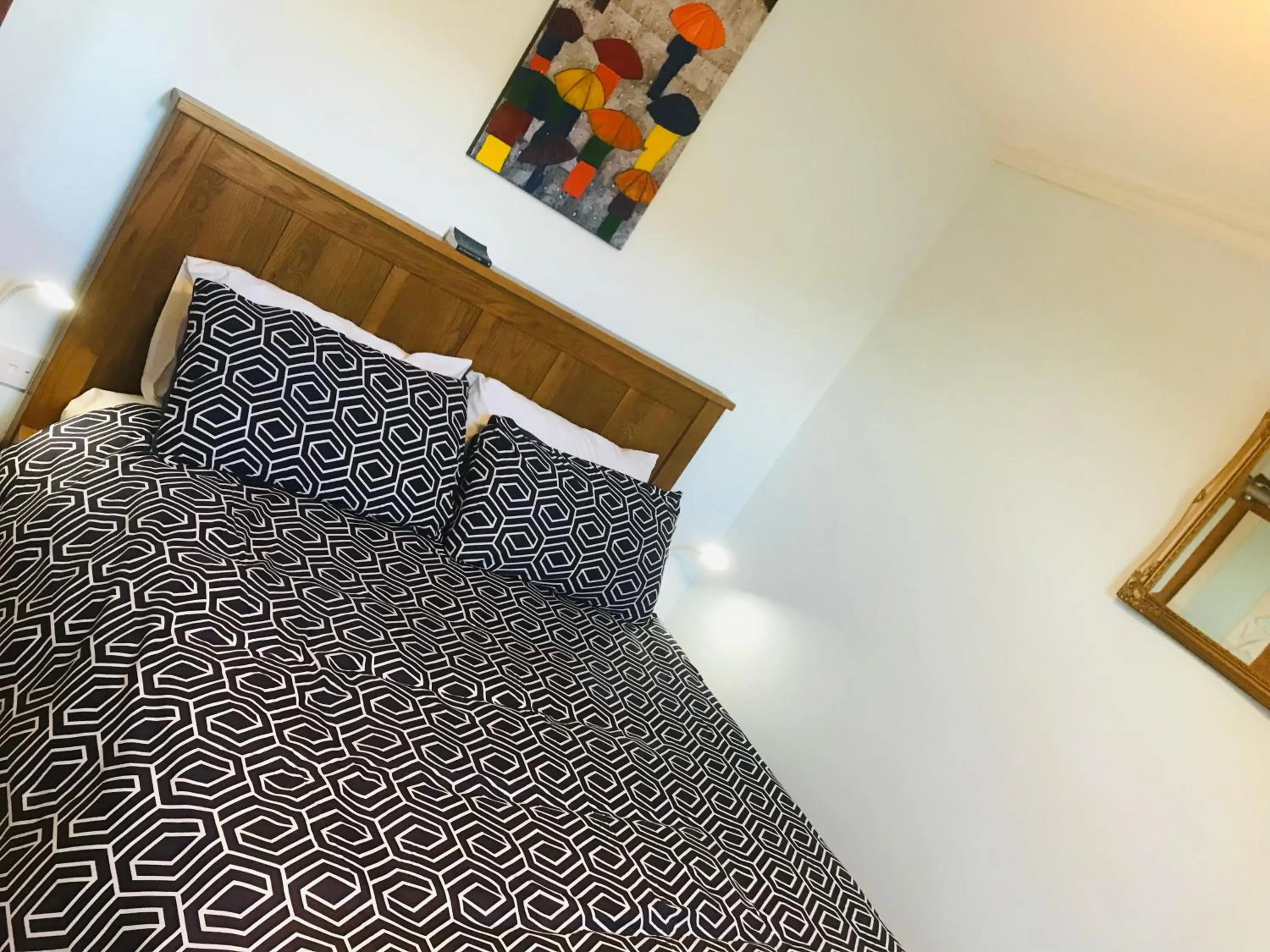 Bed in Pisgah Guesthouse Snowdonia