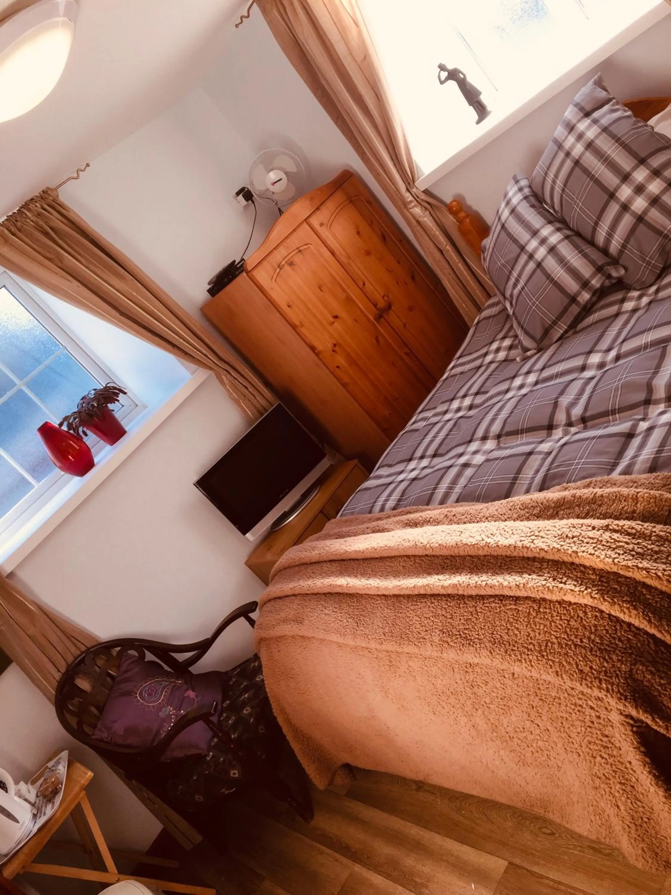 Bed in Pisgah Guesthouse Snowdonia