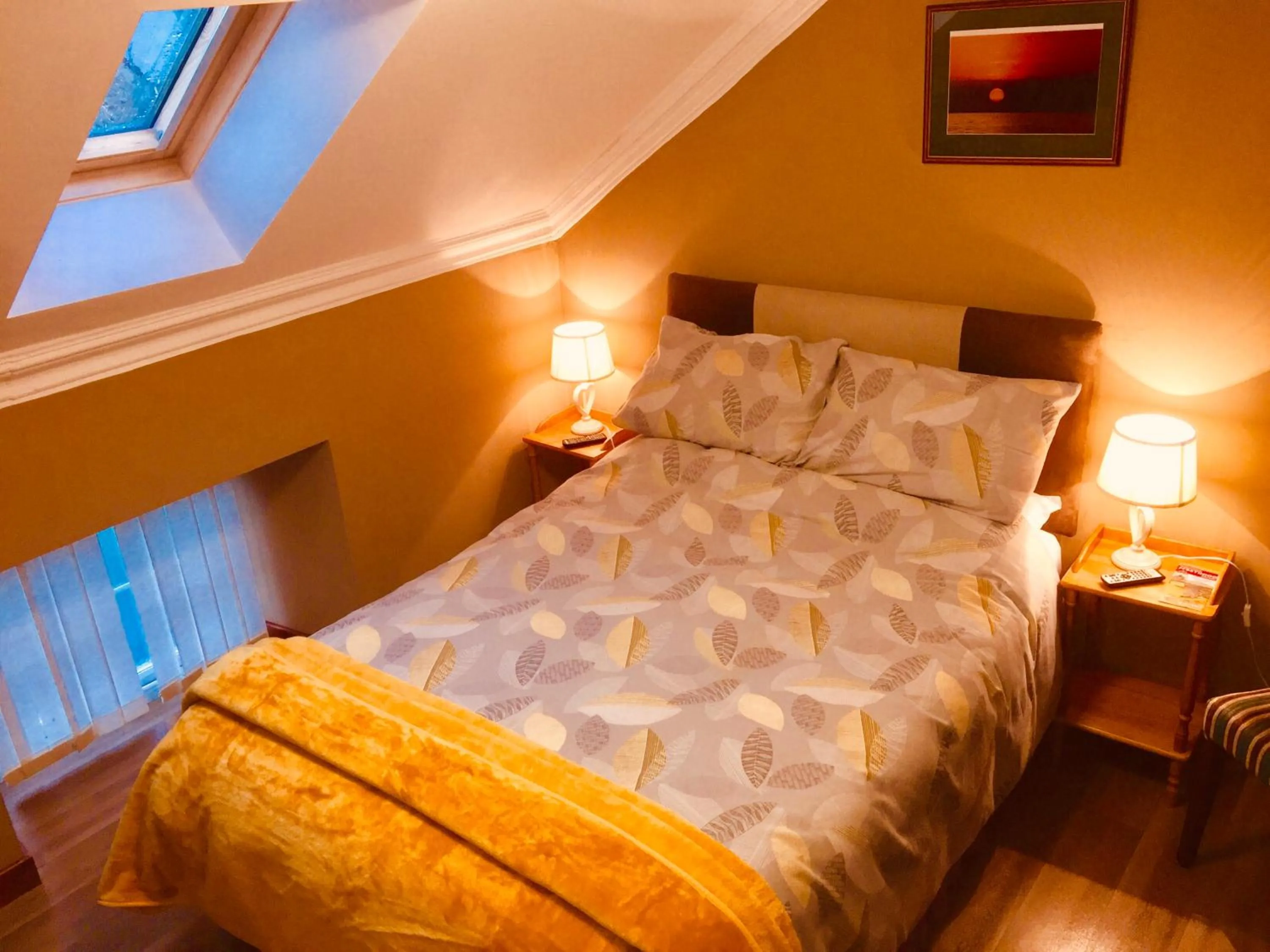 Bed in Pisgah Guesthouse Snowdonia