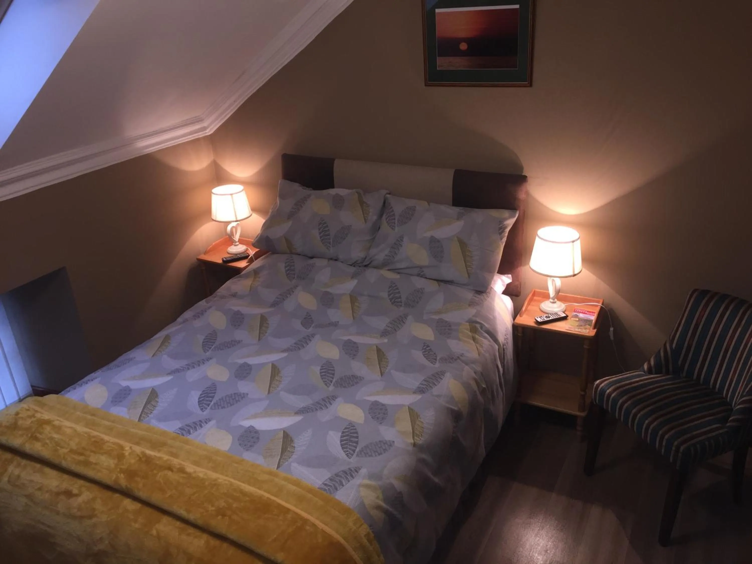 Bed in Pisgah Guesthouse Snowdonia