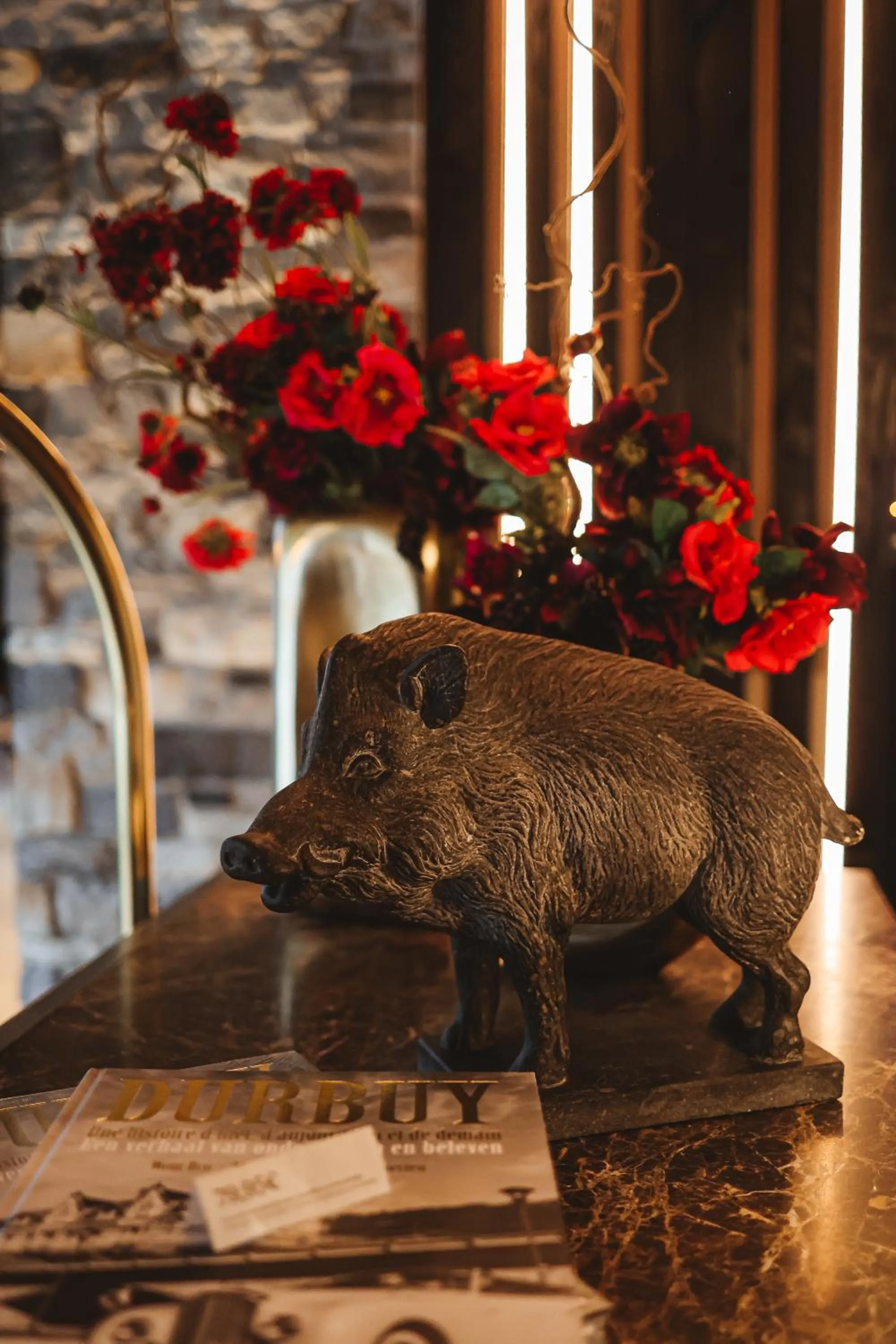 Lobby or reception in Hotel Sanglier