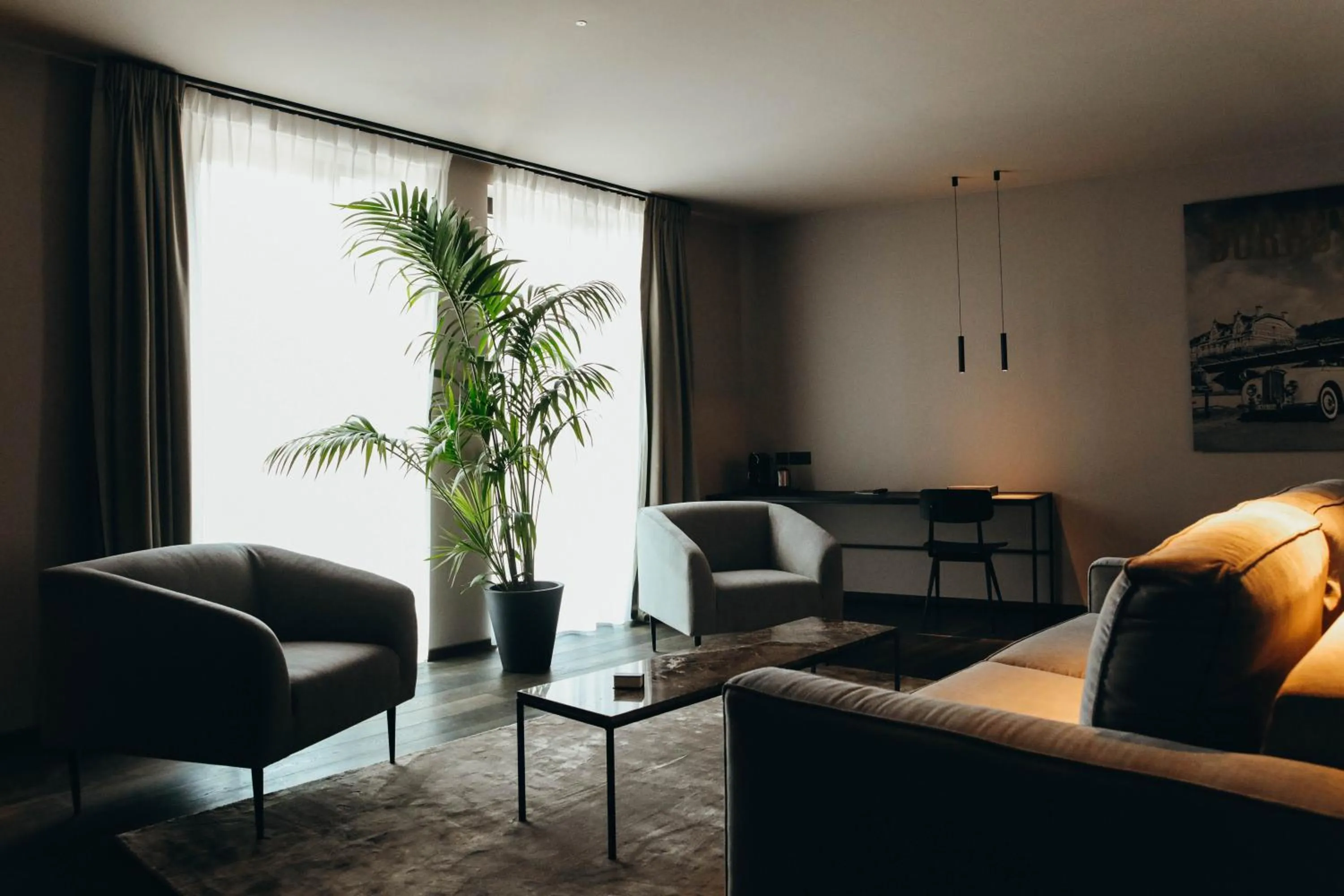 Living room in Hotel Sanglier