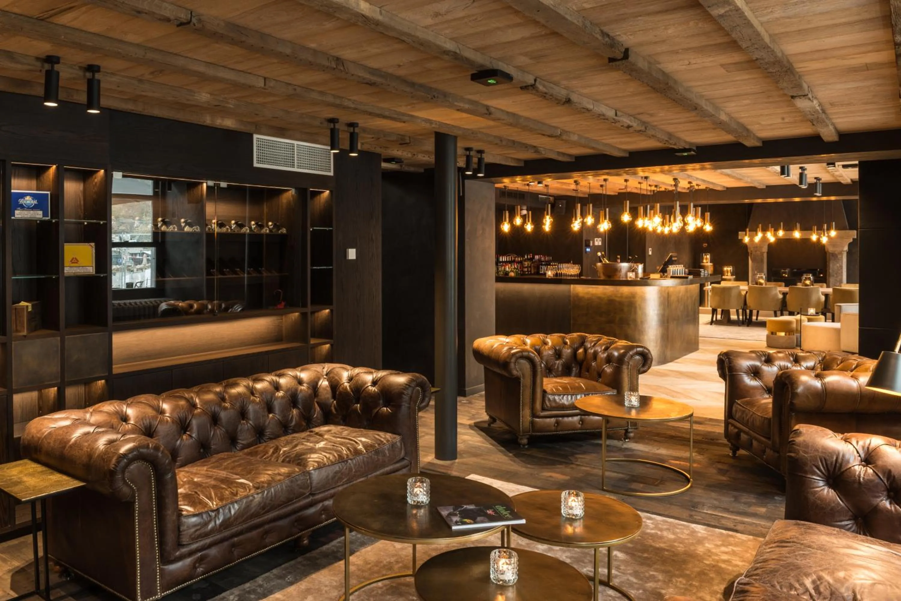 Lounge or bar in Hotel Sanglier