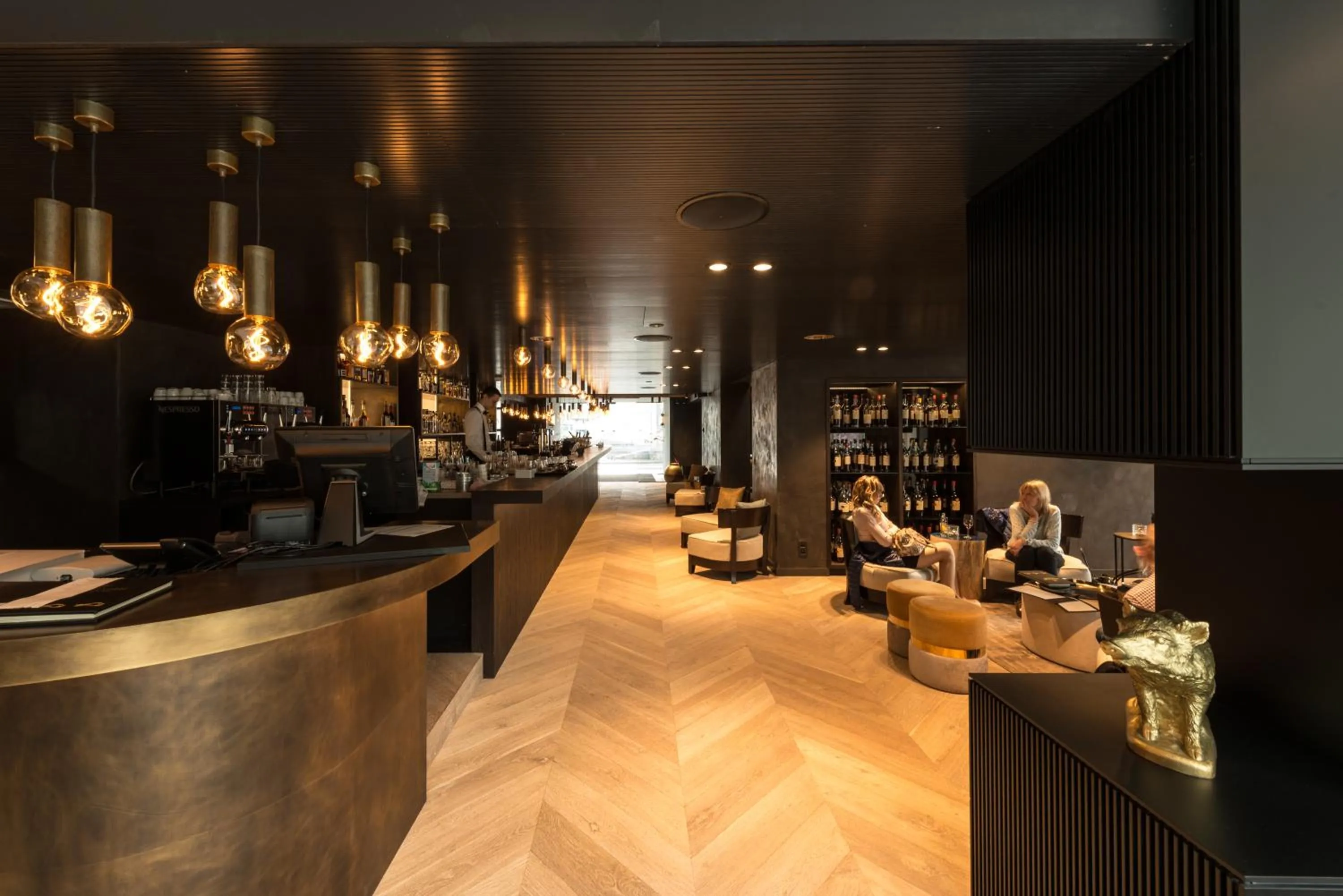 Lounge or bar in Hotel Sanglier