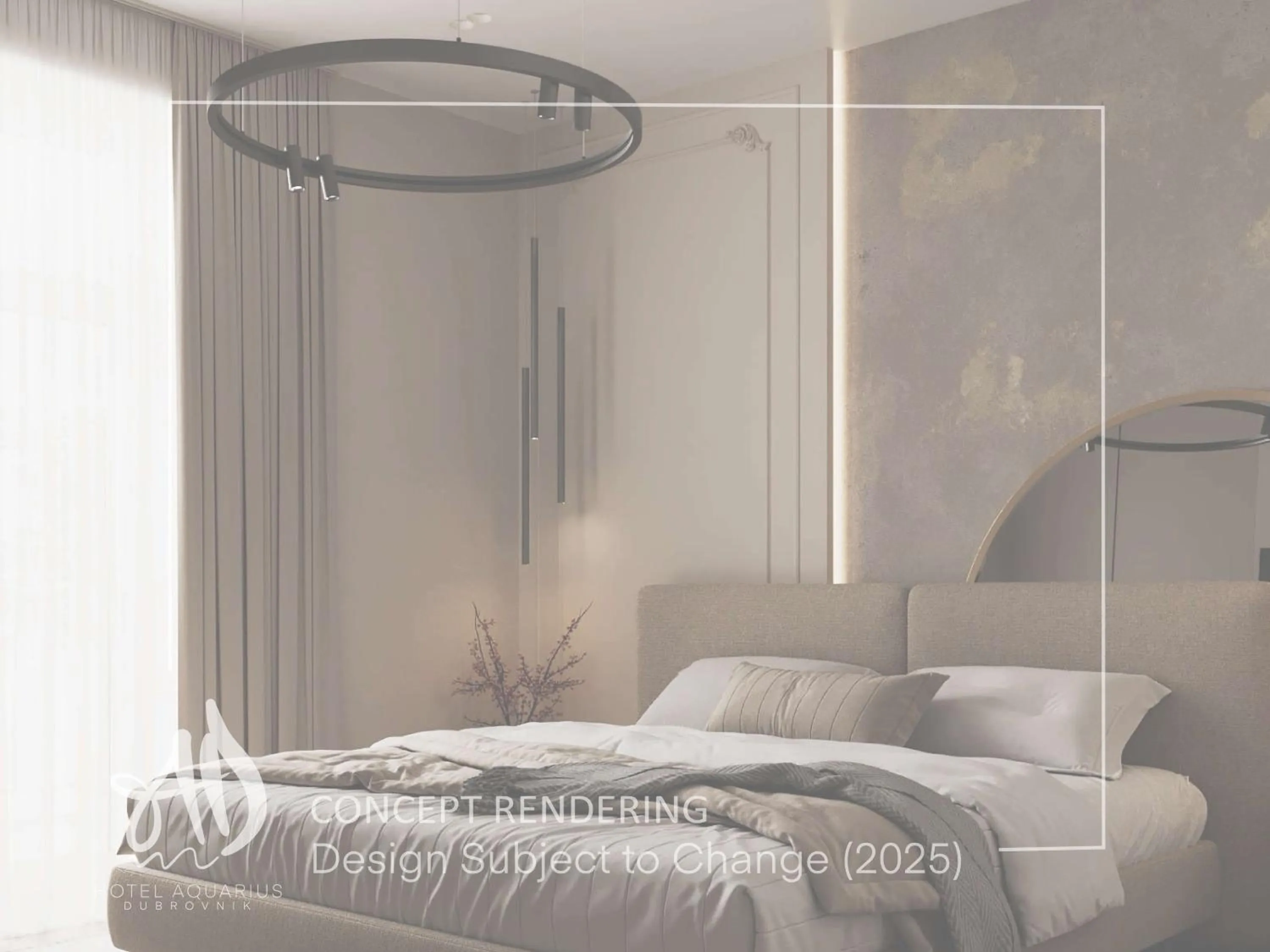 Standard Double Room with Balcony in Hotel Aquarius Dubrovnik