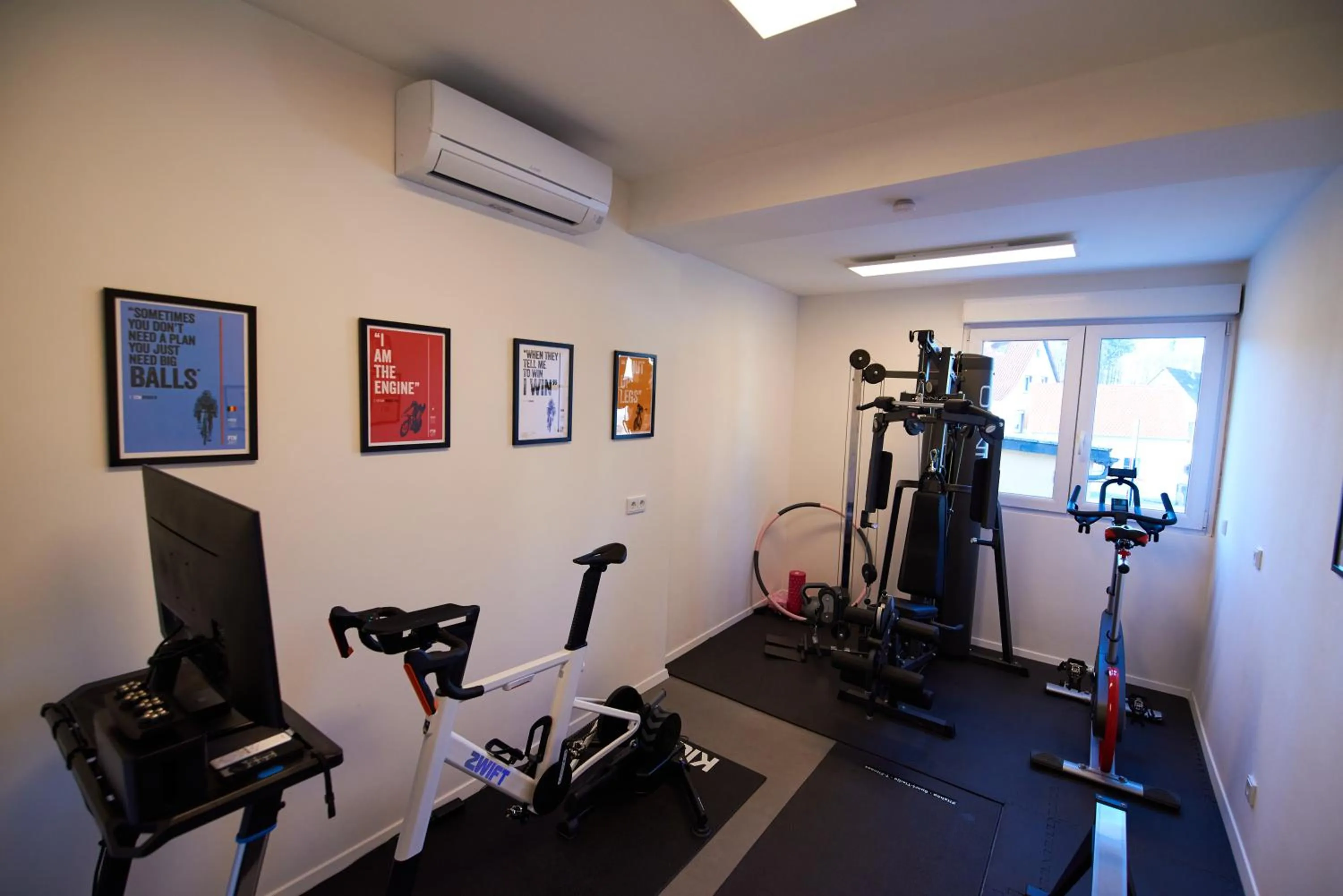 Fitness centre/facilities in Business Apartments Höfle