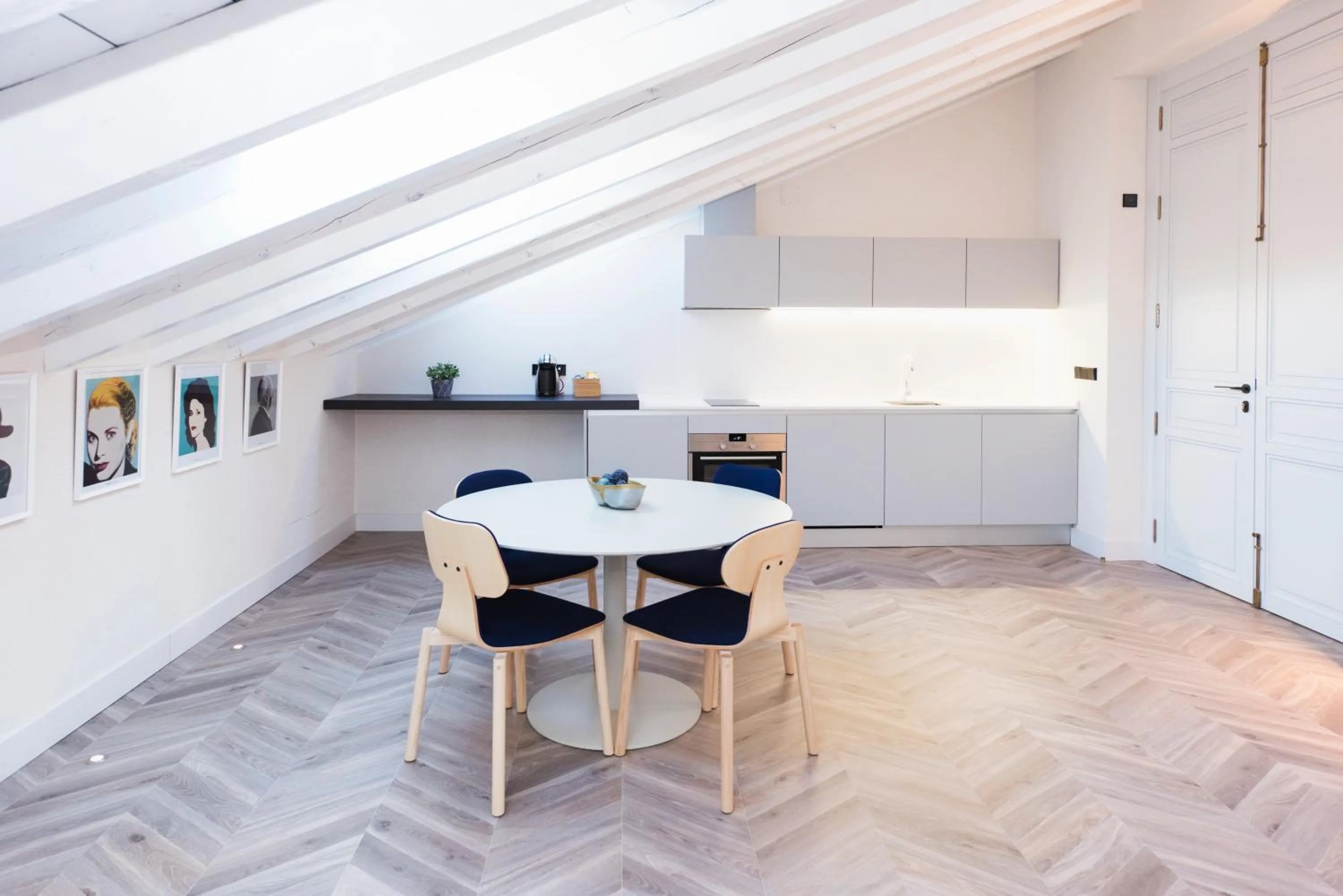 Kitchen or kitchenette in Palacio Salvetti Suites