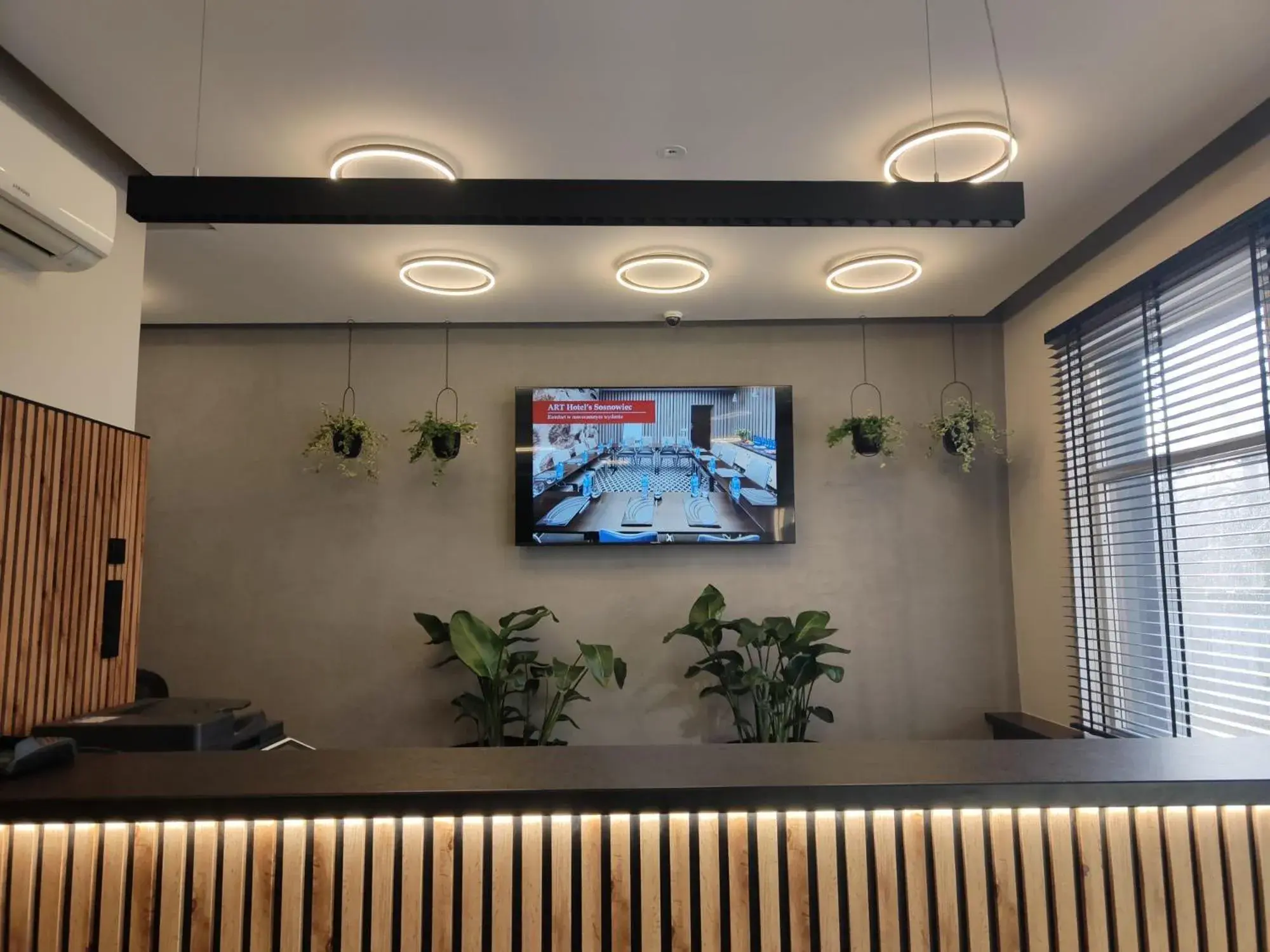 Lobby or reception in Art Hotel's Sosnowiec Lobby or reception in Art Hotel's Sosnowiec