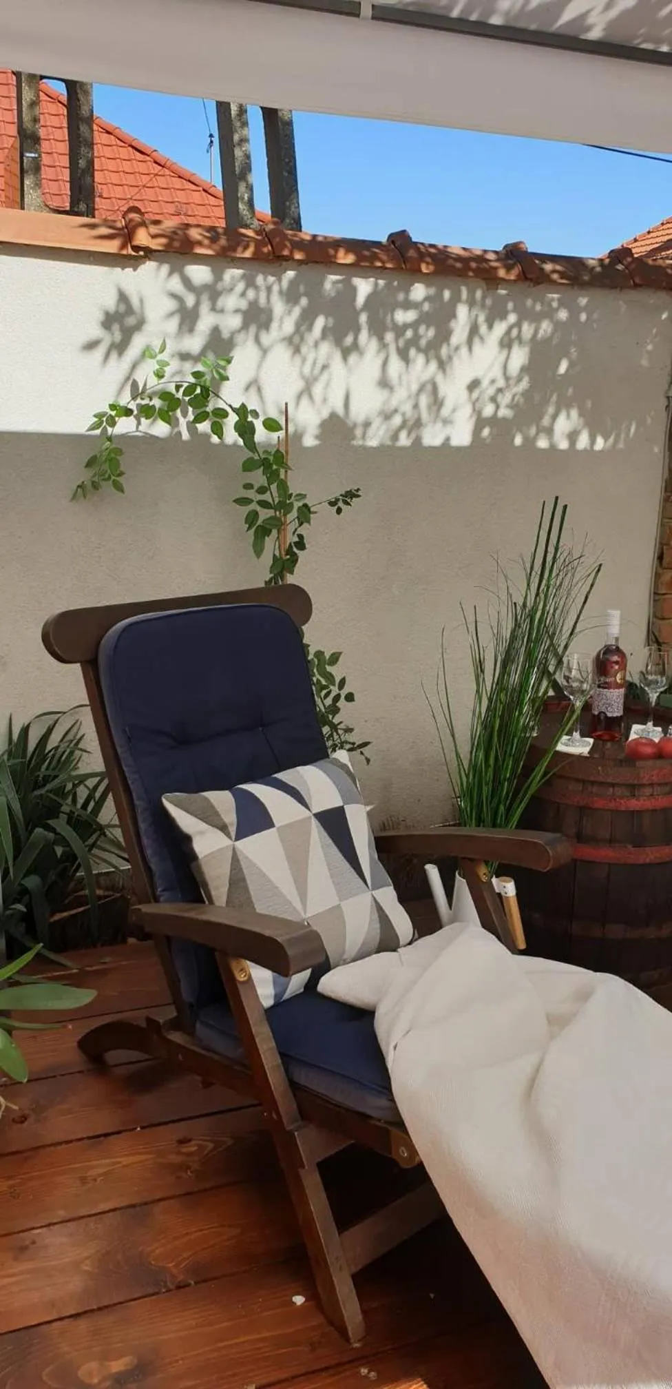 Balcony/Terrace in Hédi Vendégház Eger