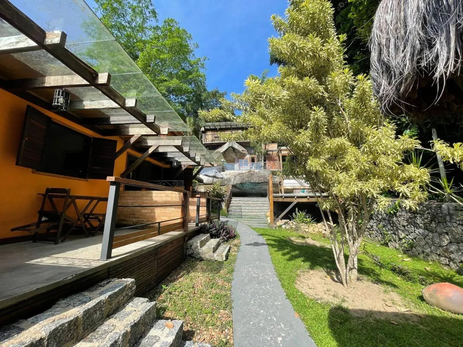 Facade/entrance in Yannai Chalé Praia Facade/entrance in Yannai Chalé Praia