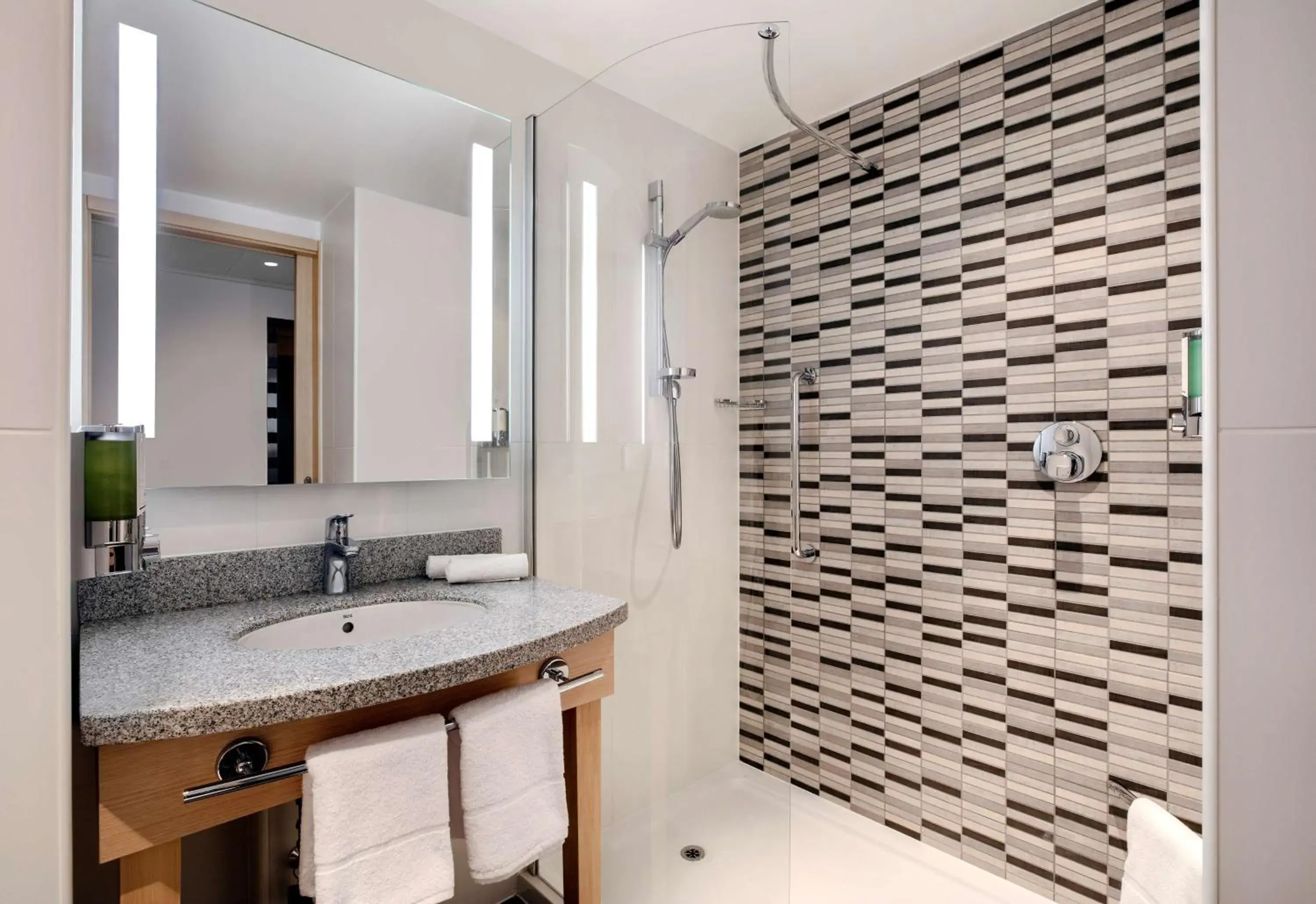 Bathroom in Hampton By Hilton Bristol Airport Bathroom in Hampton By Hilton Bristol Airport