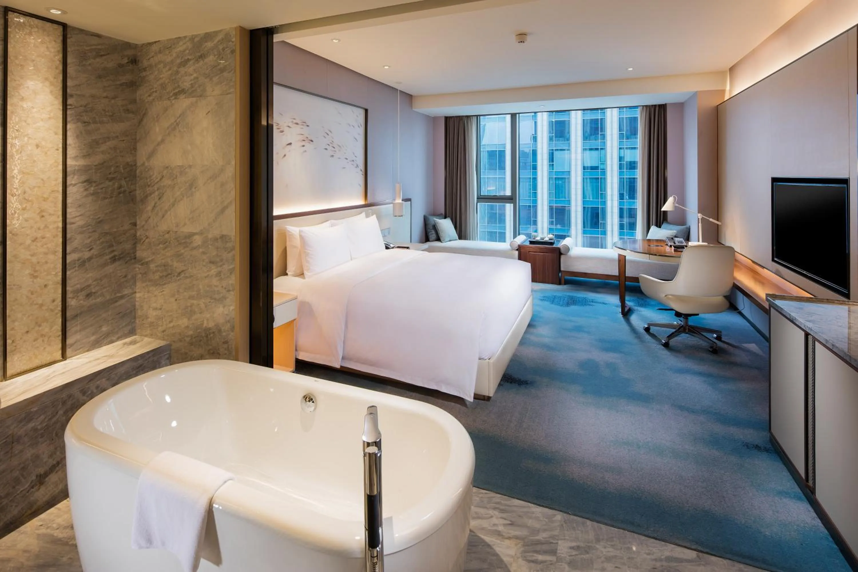 Seating area in Hilton Quanzhou Riverside