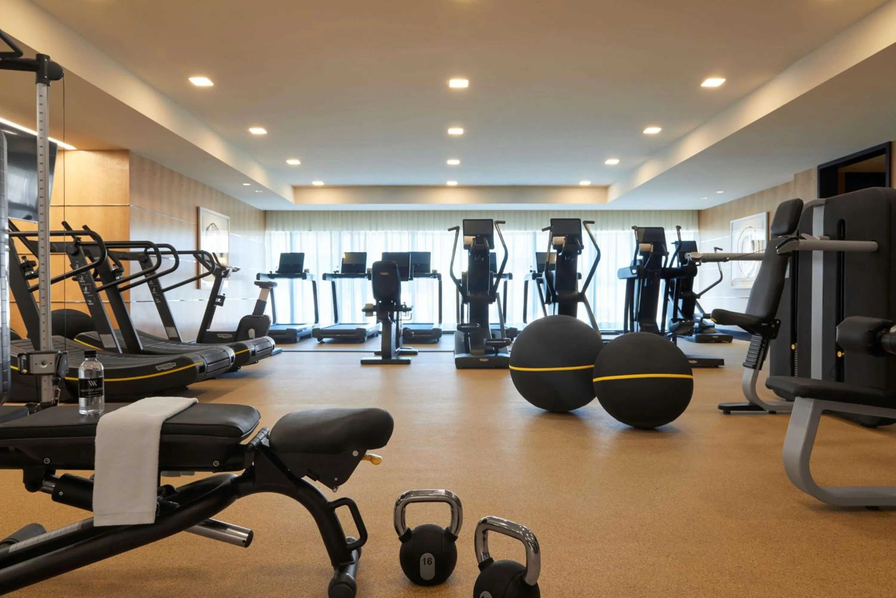 Fitness centre/facilities in Waldorf Astoria Beverly Hills