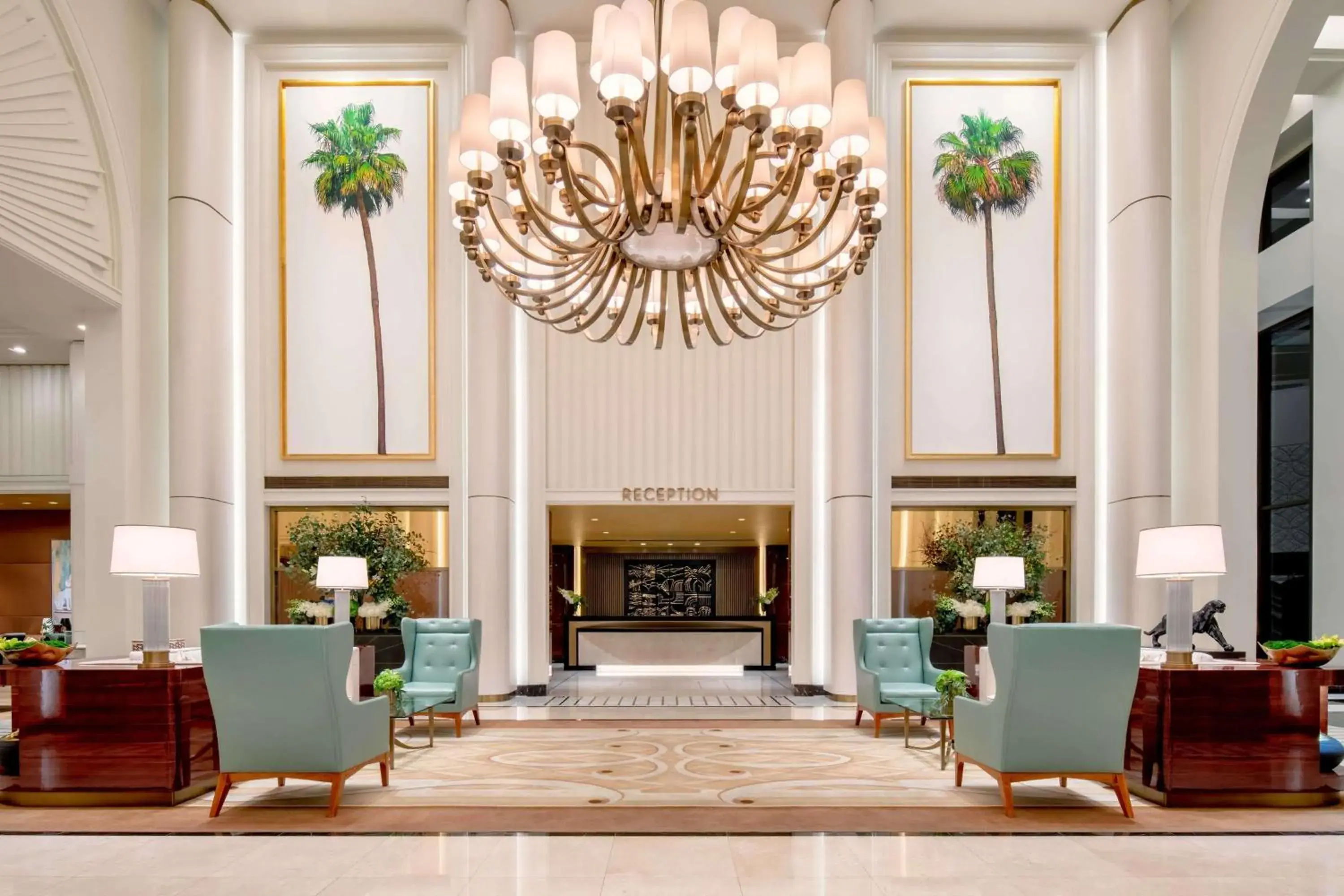 Lobby or reception in Waldorf Astoria Beverly Hills Lobby or reception in Waldorf Astoria Beverly Hills
