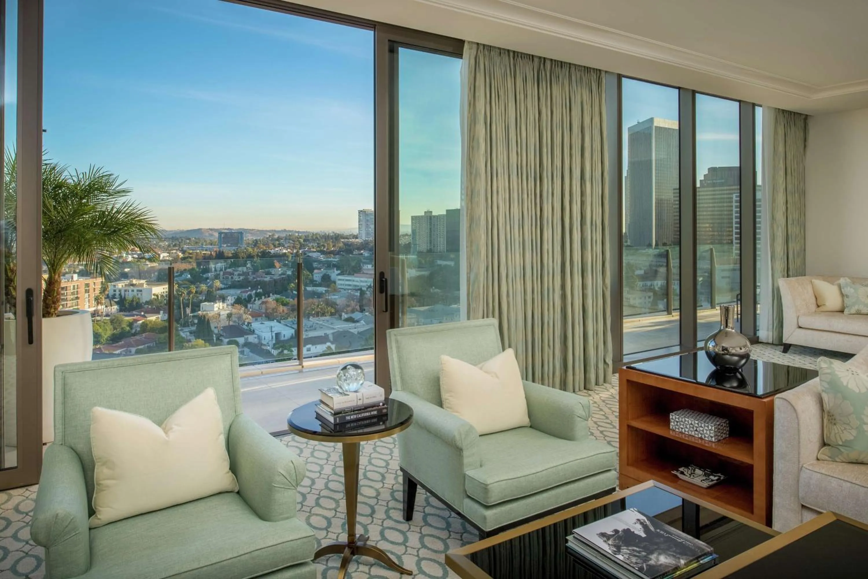 Living room in Waldorf Astoria Beverly Hills