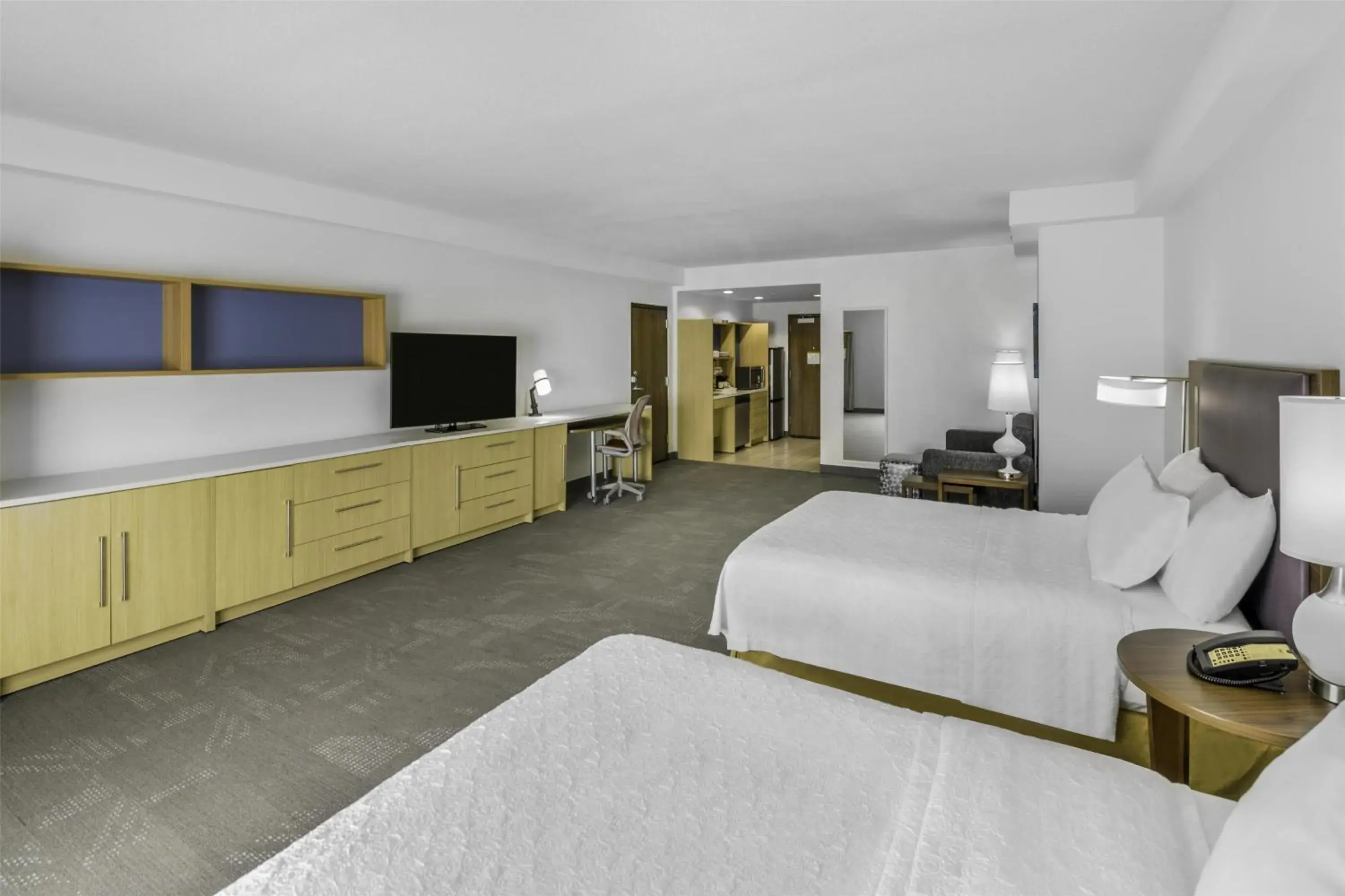 Bed in Home2 Suites By Hilton St. Simons Island Bed in Home2 Suites By Hilton St. Simons Island